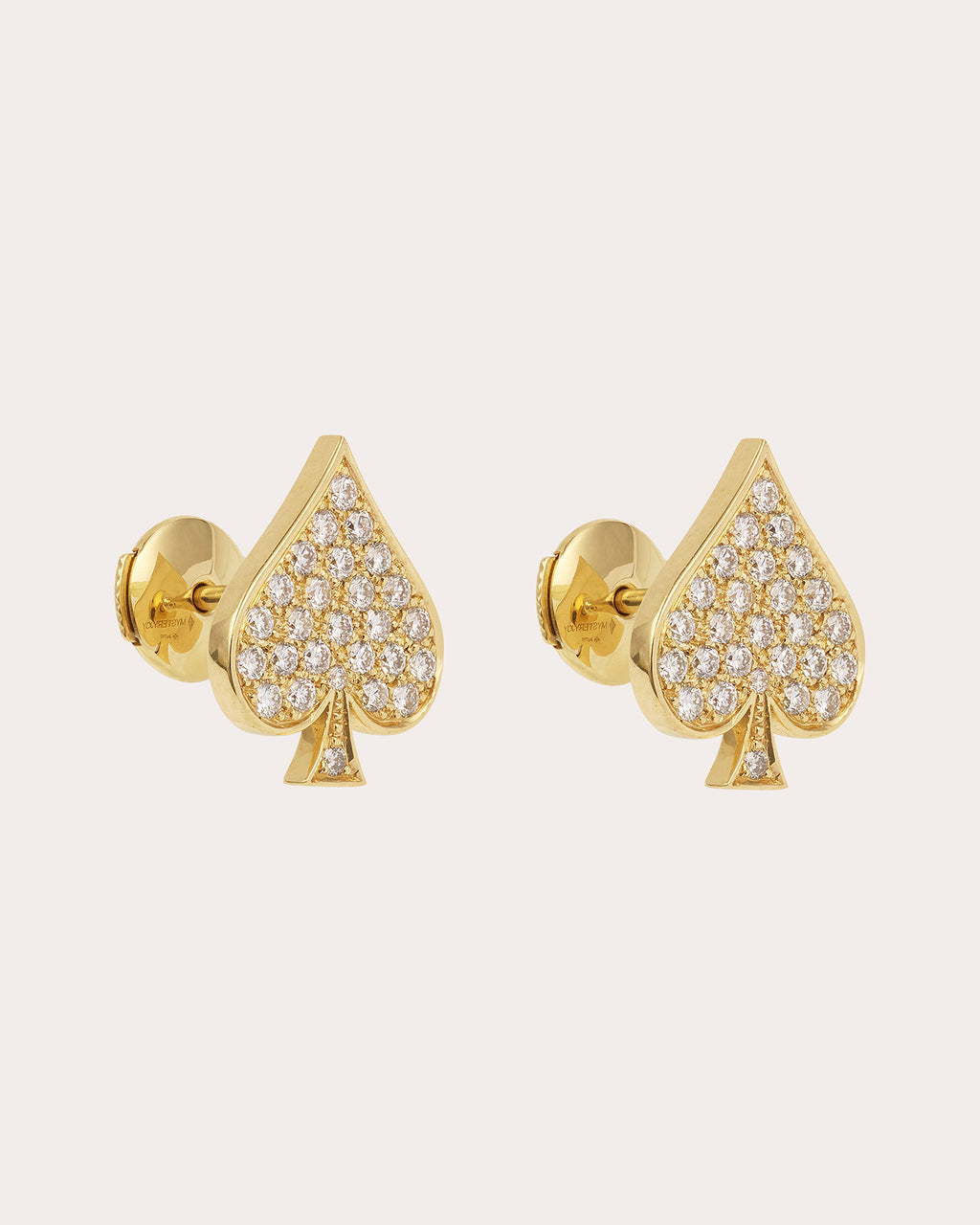 Diamond & 18k Gold Justice Stud Earrings