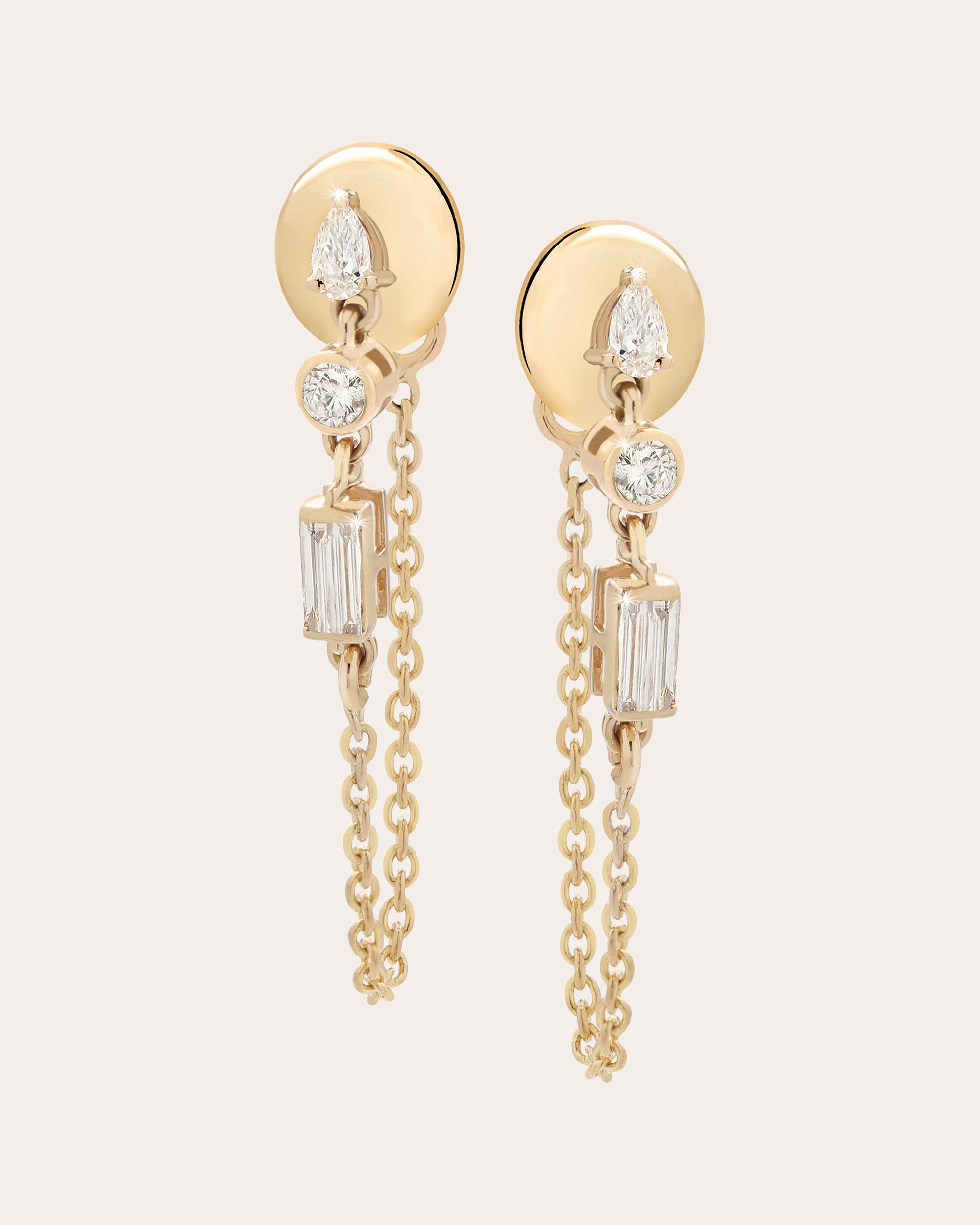 Diamond Mini MéLange Multi Shape Loop Earrings