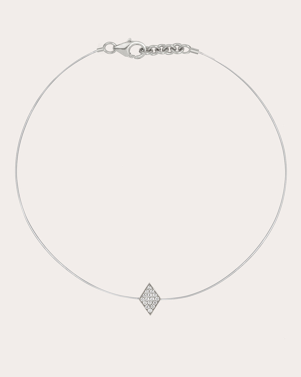 Diamond & 18k White Gold Honneur Bracelet