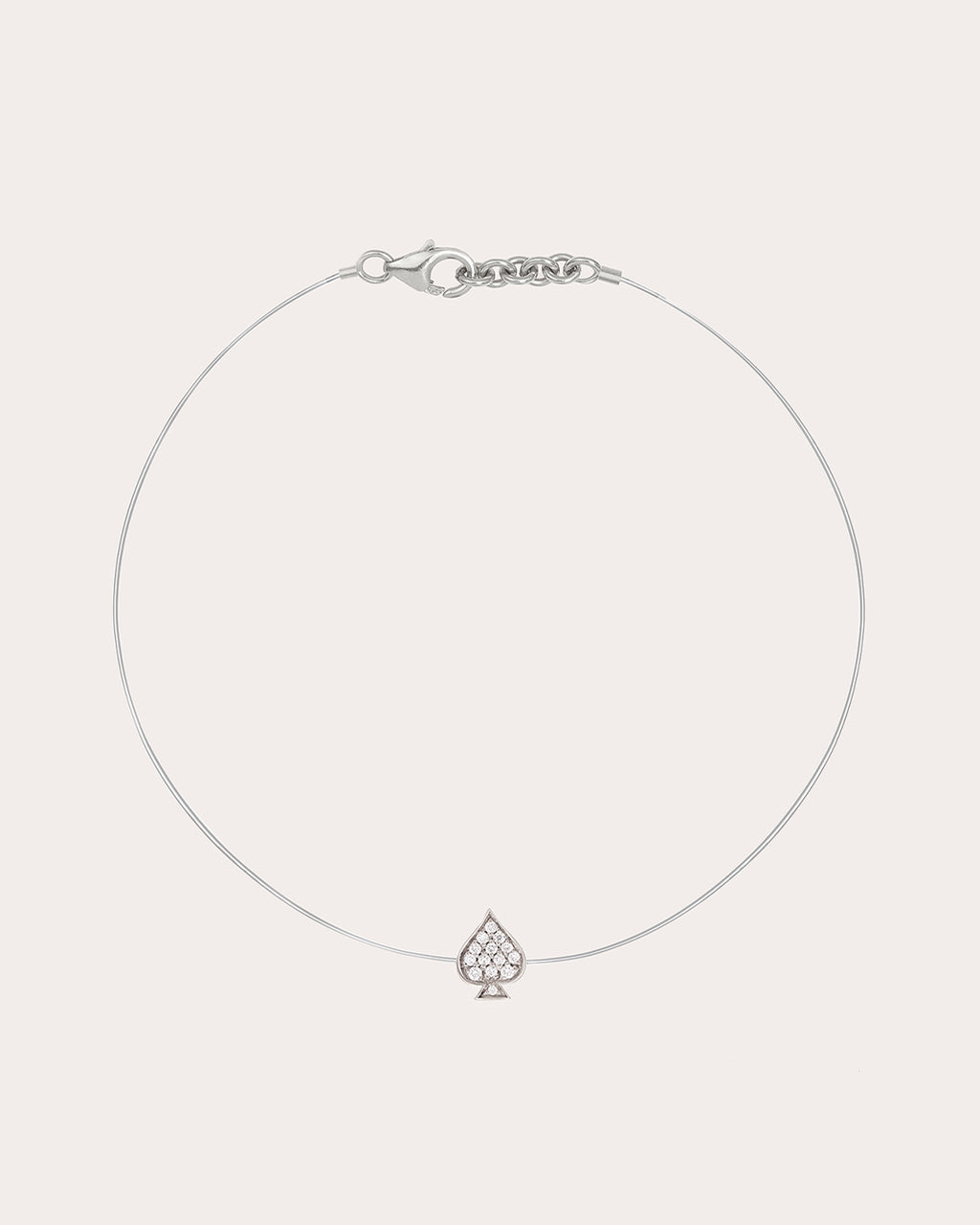Diamond & 18k White Gold Justice Bracelet