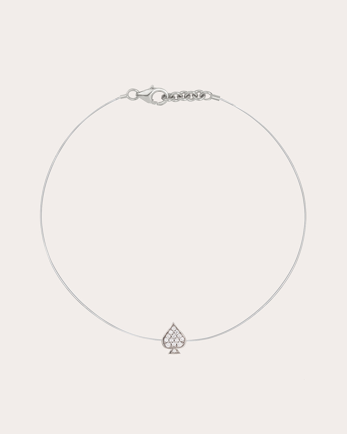 Diamond & 18k White Gold Justice Bracelet