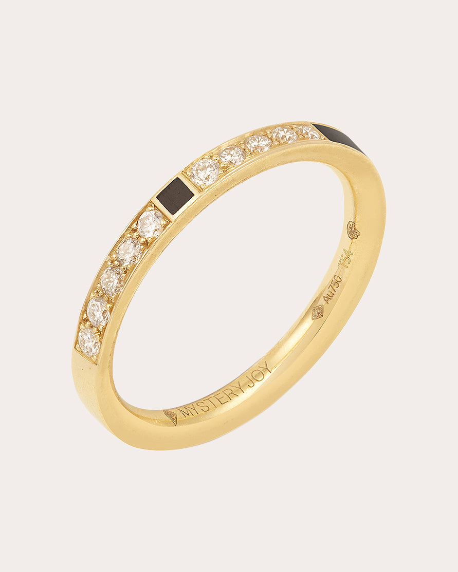 Diamond & 18k Gold Mirage Band Ring