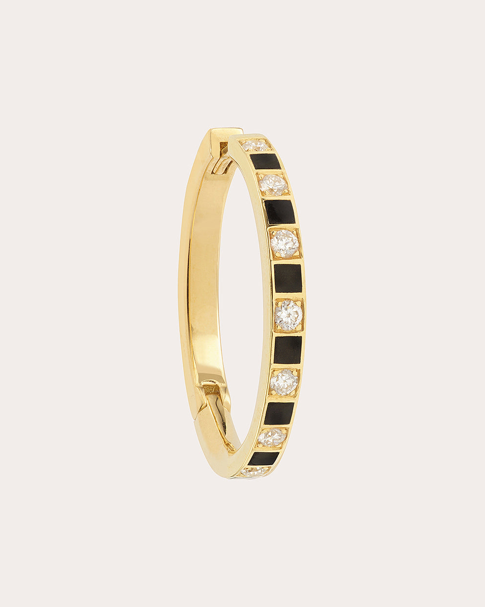 Diamond & 18k Gold Rêve Hoop Earring