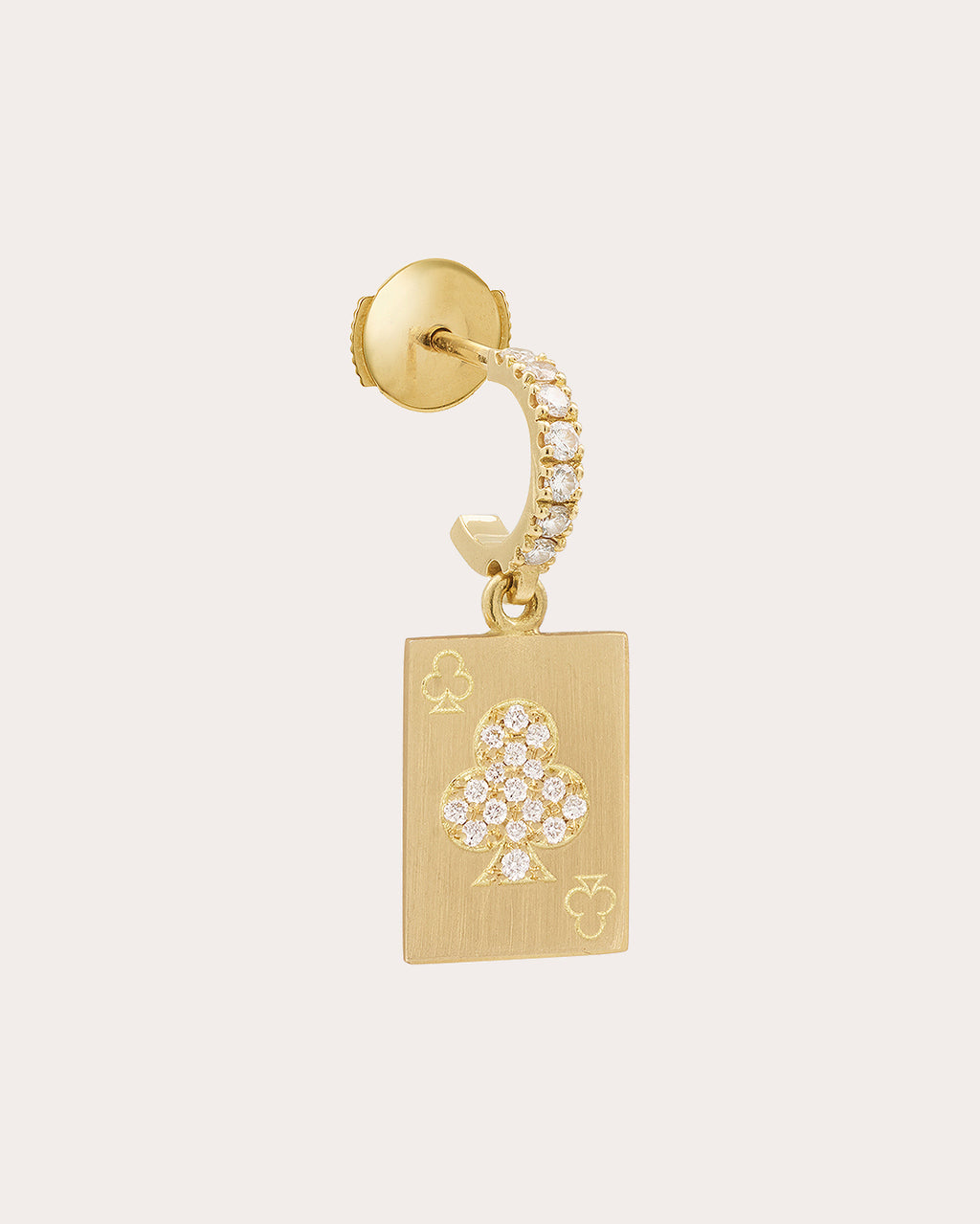Diamond & 18k Gold Harmonie Drop Earring