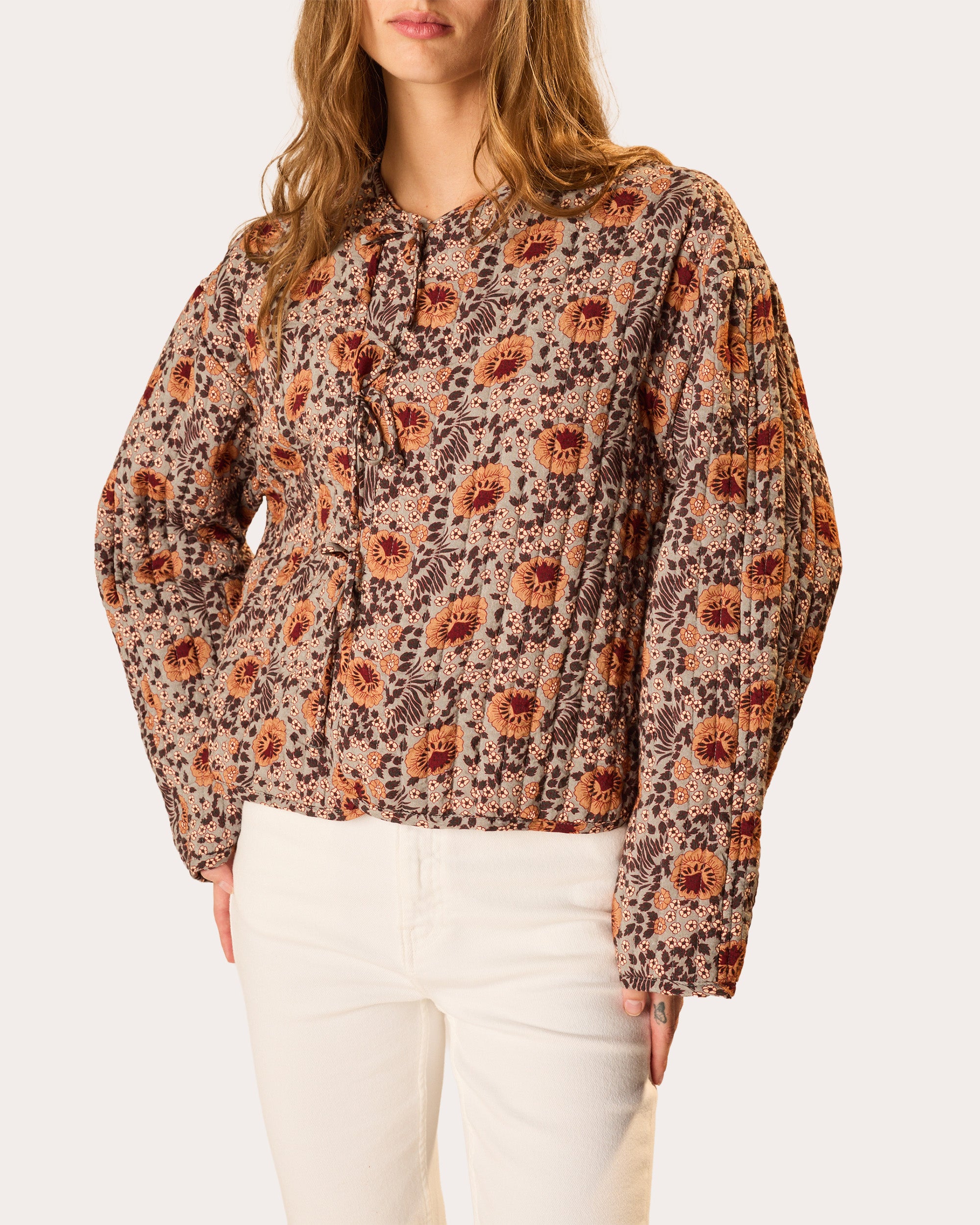 Lenny Floral Quilted Lightweight Jacket