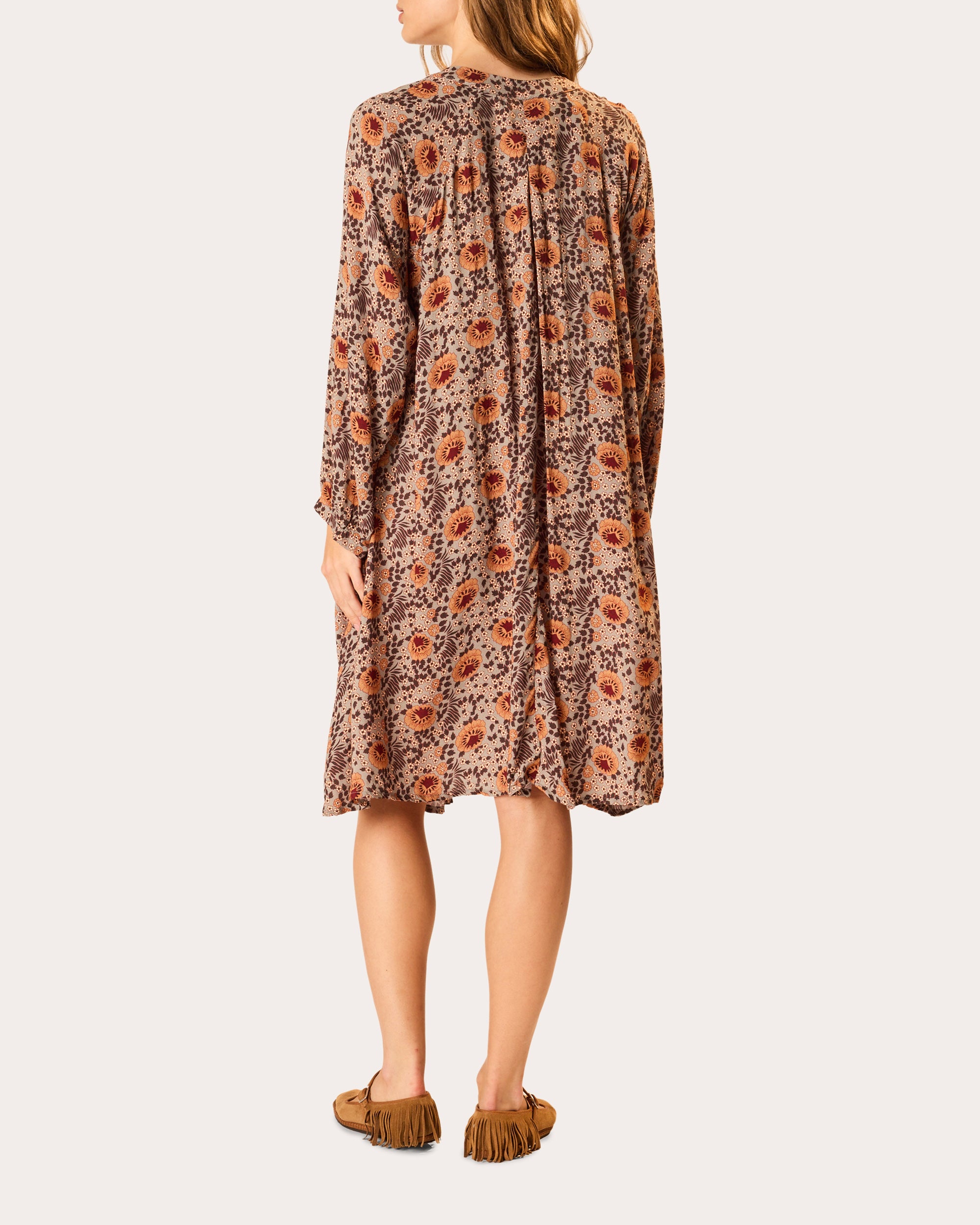 Fiore Floral Billowed A-Line Dress