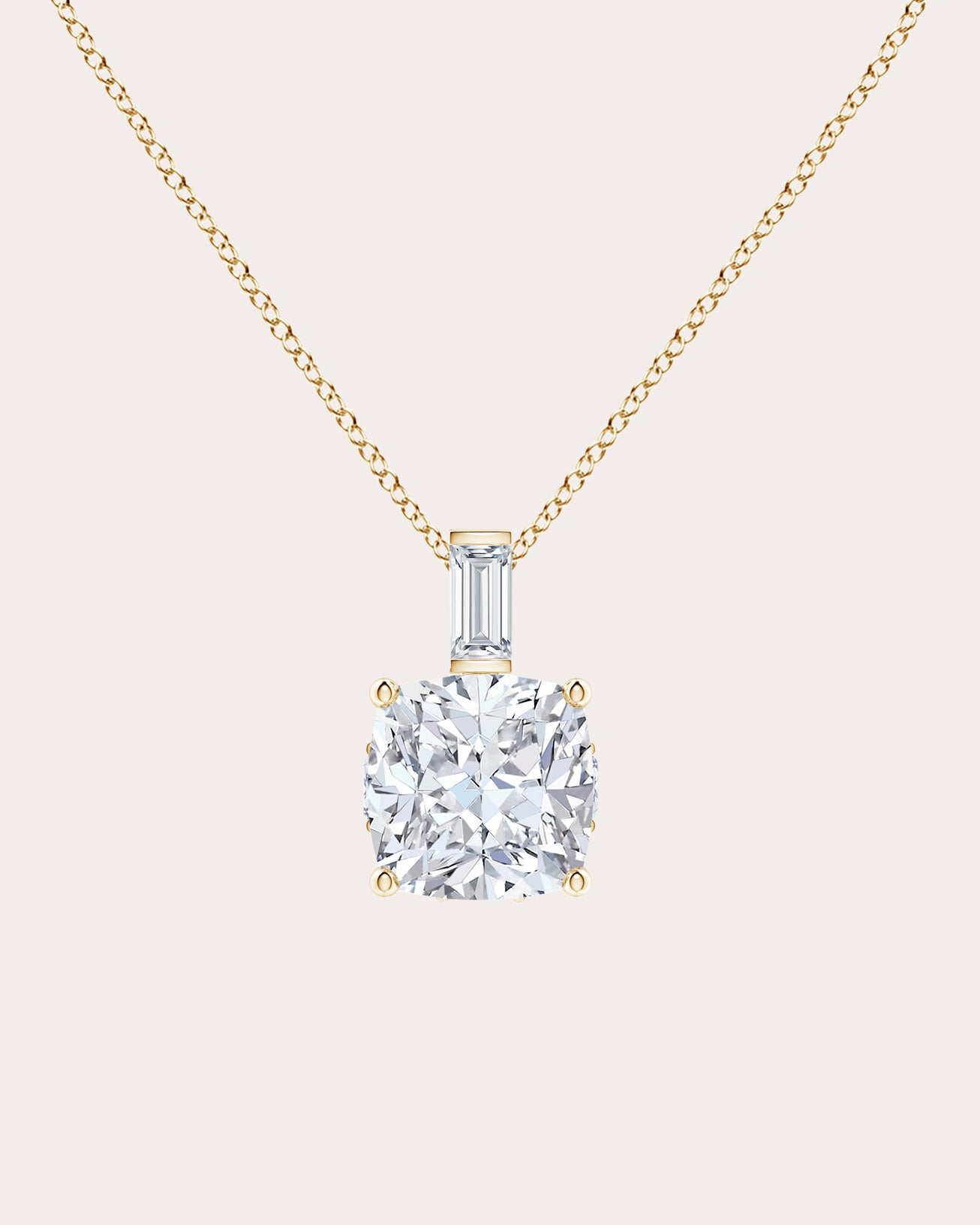 Diamond & 14k Gold Orient Express Pendant Necklace