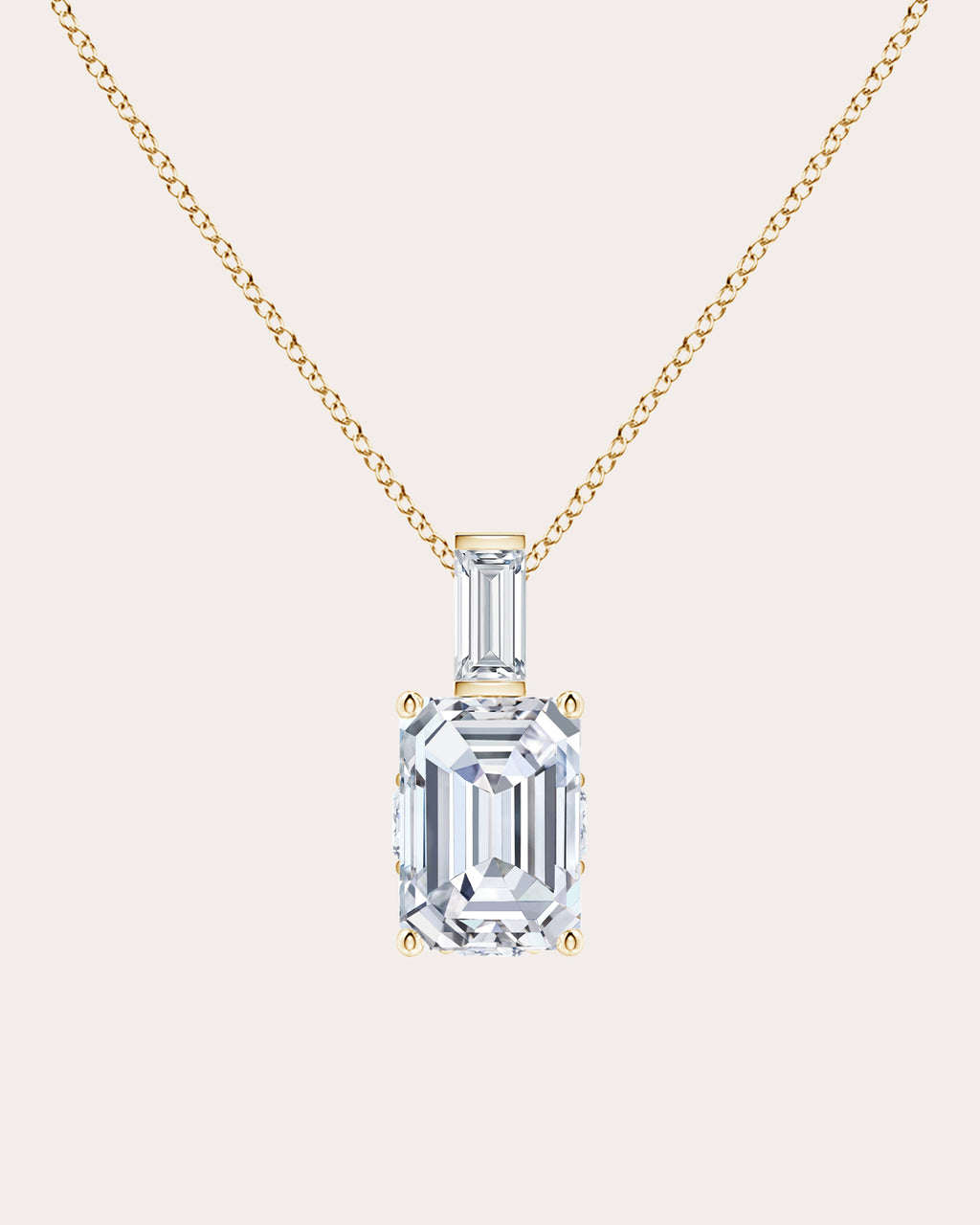 Diamond & 14k Gold Orient Express Pendant Necklace