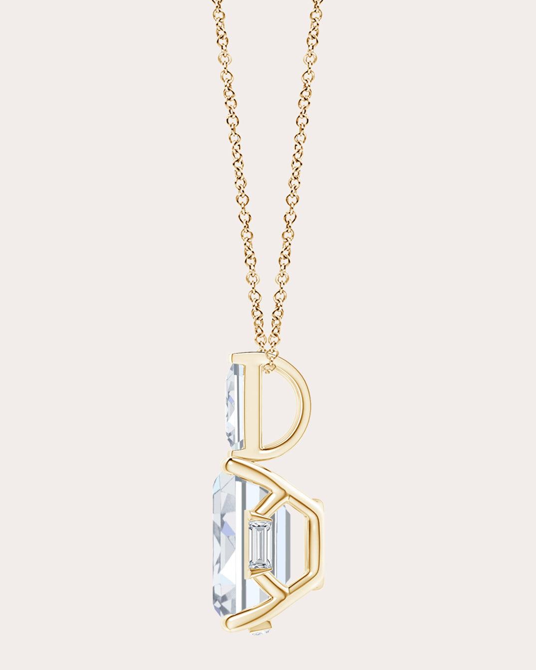 Diamond & 14k Gold Orient Express Pendant Necklace