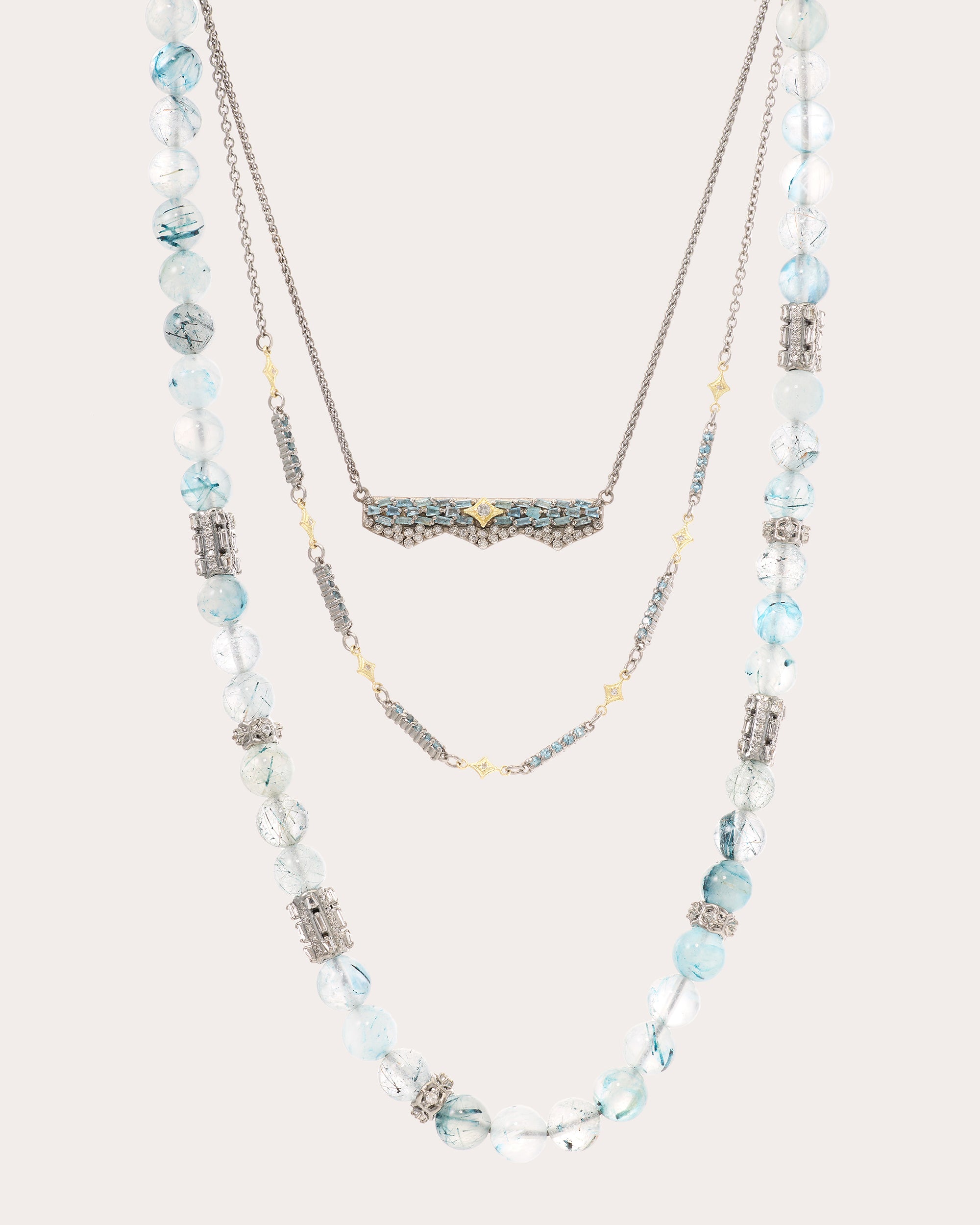 Turquoise & Opal Crivelli Station Necklace