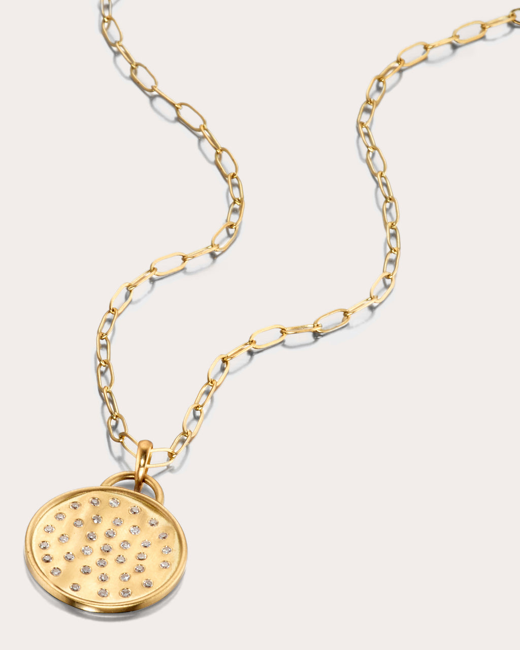Diamond & 18k Gold Fairy Dust Pendant Necklace