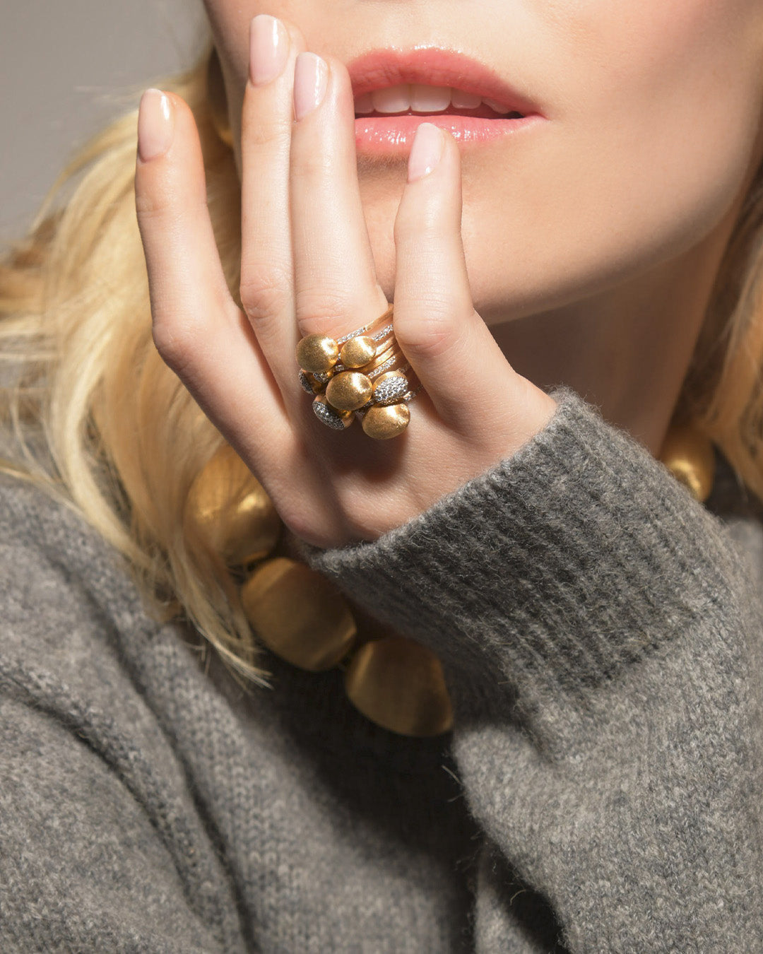 Diamond & 18k Gold Baby Élite Ring