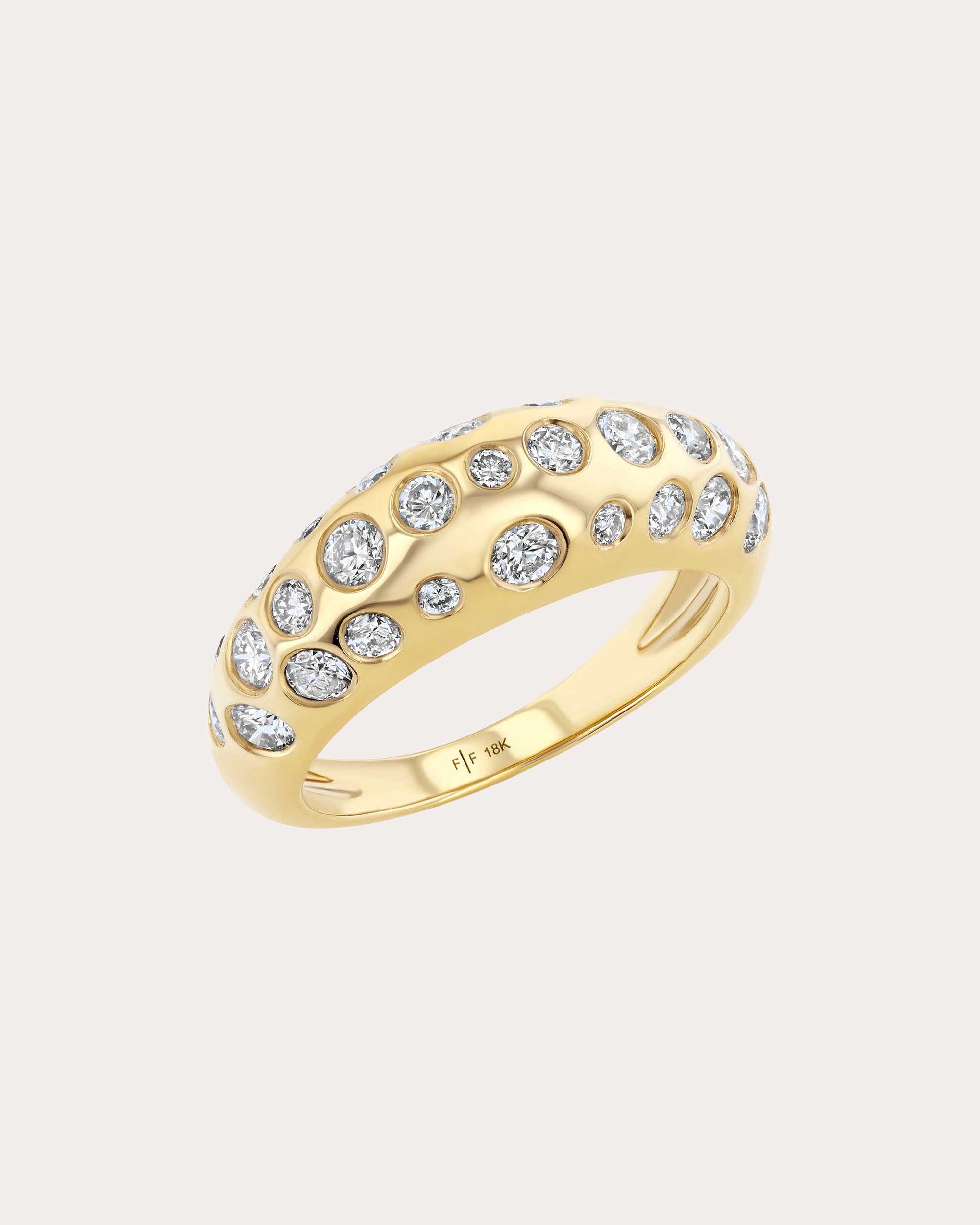 Diamond & 18k Gold Nightsky Ring