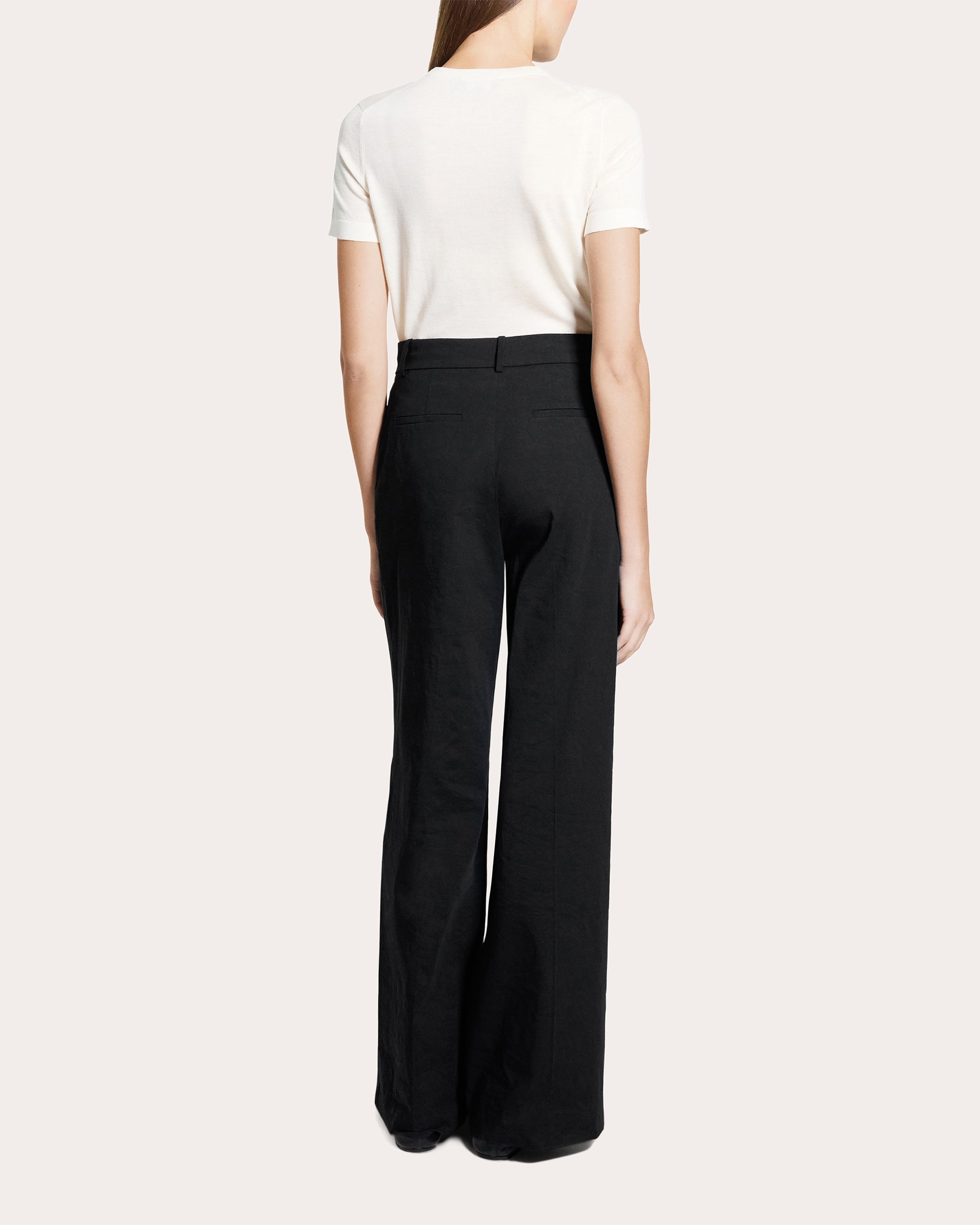 Good Linen High-Rise Wide-Leg Trousers