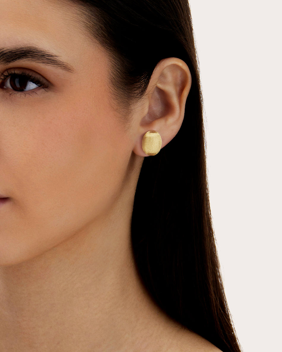 18k Gold Small Muse Stud Earrings