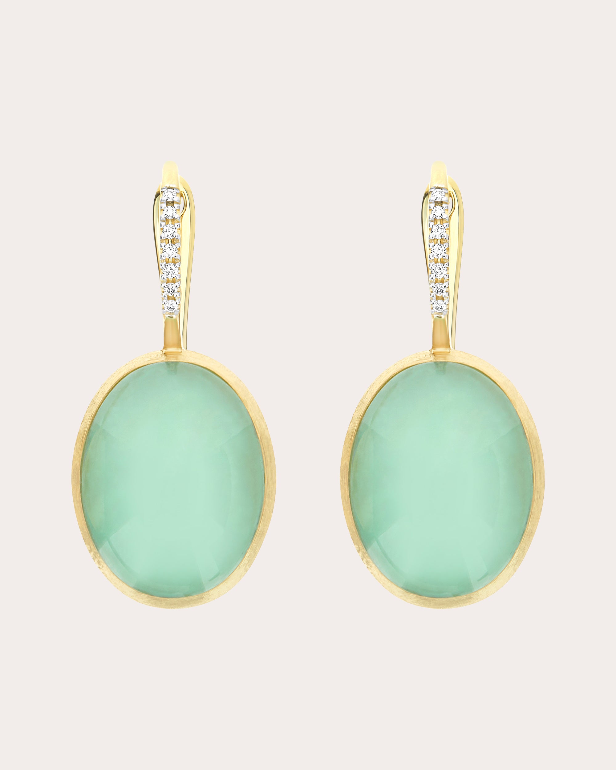 Large Lattementa Boules Ciliegine Drop Earrings