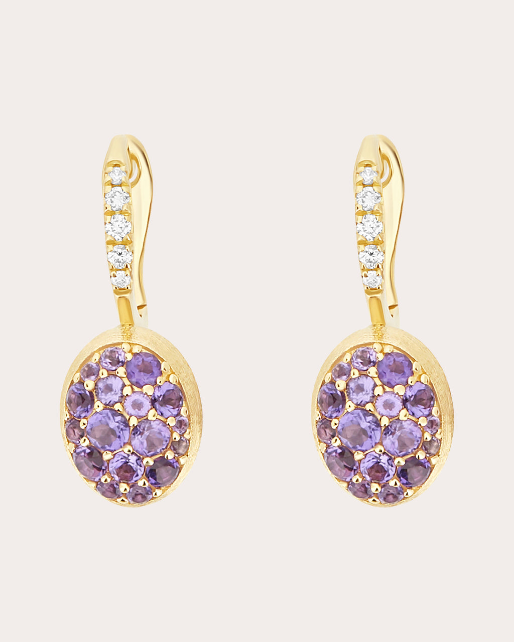 Small Violetta Boules Ciliegine Drop Earrings