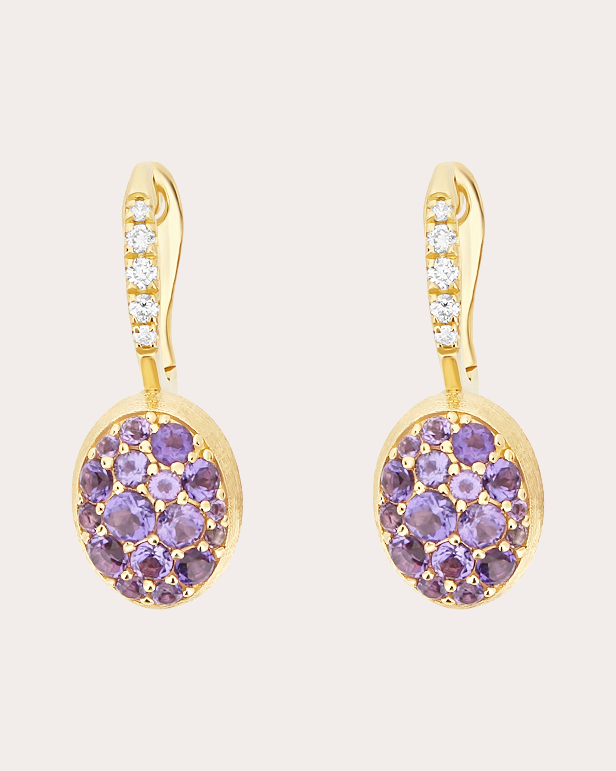 Small Violetta Boules Ciliegine Drop Earrings