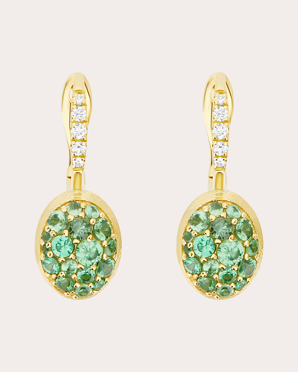 Small Lattementa Boules Ciliegine Drop Earrings