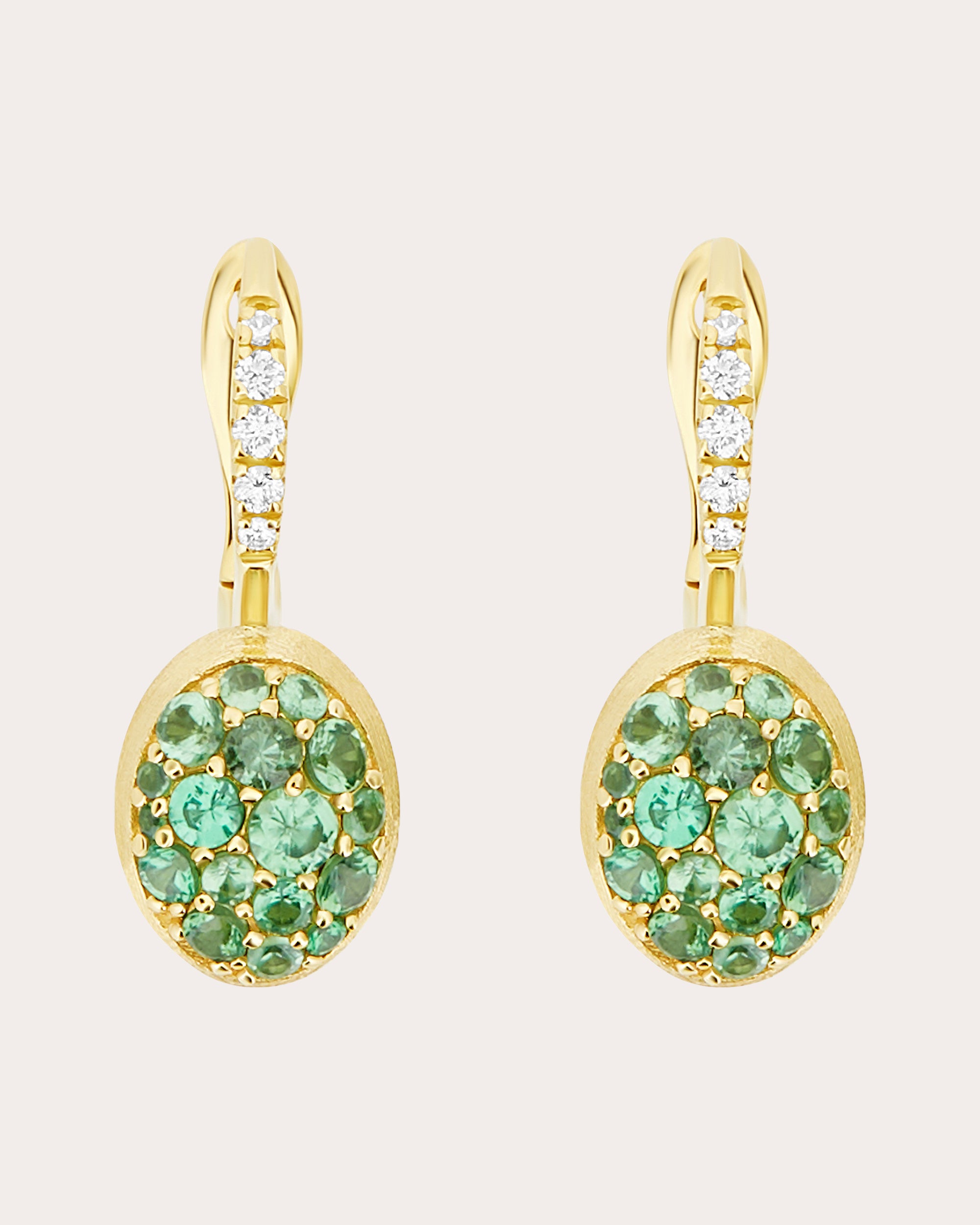 Small Lattementa Boules Ciliegine Drop Earrings