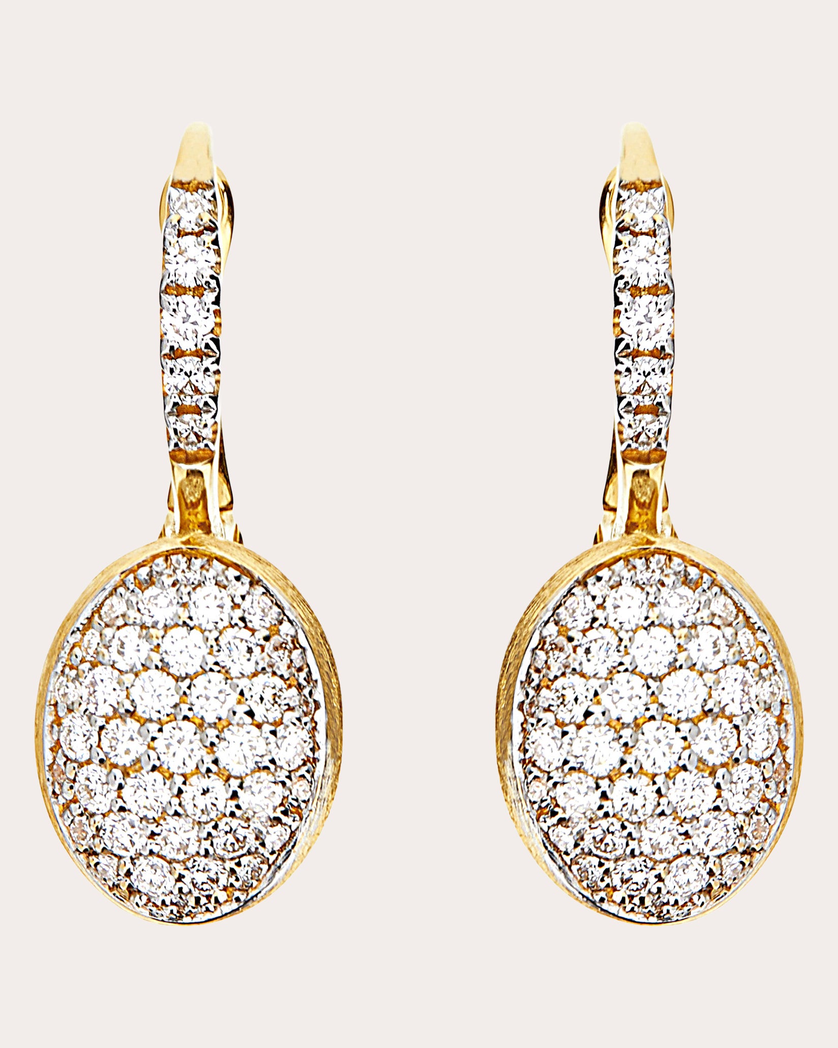 Diamond Small Ciliegine Drop Earrings