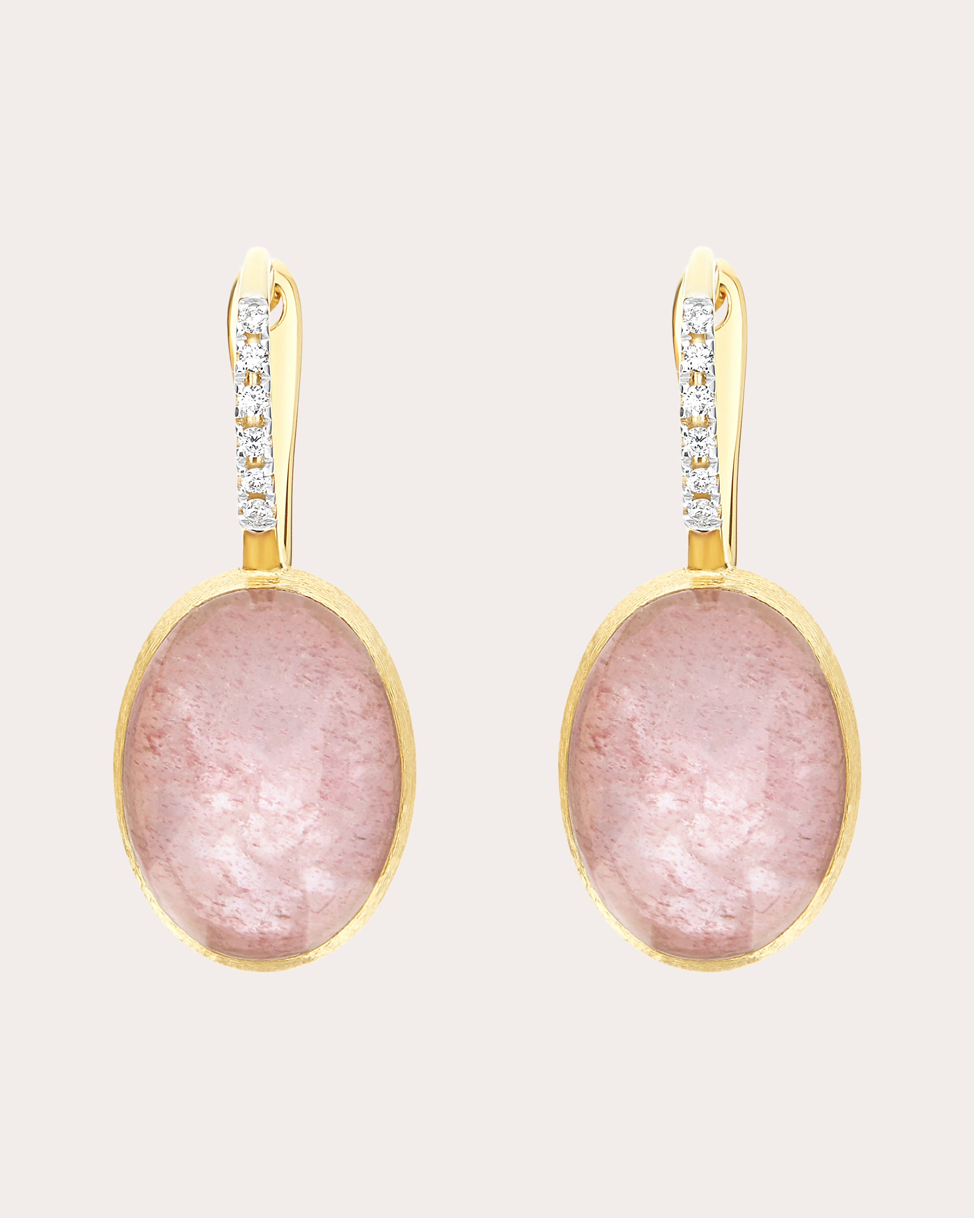 Medium Rosolio Boules Ciliegine Drop Earrings