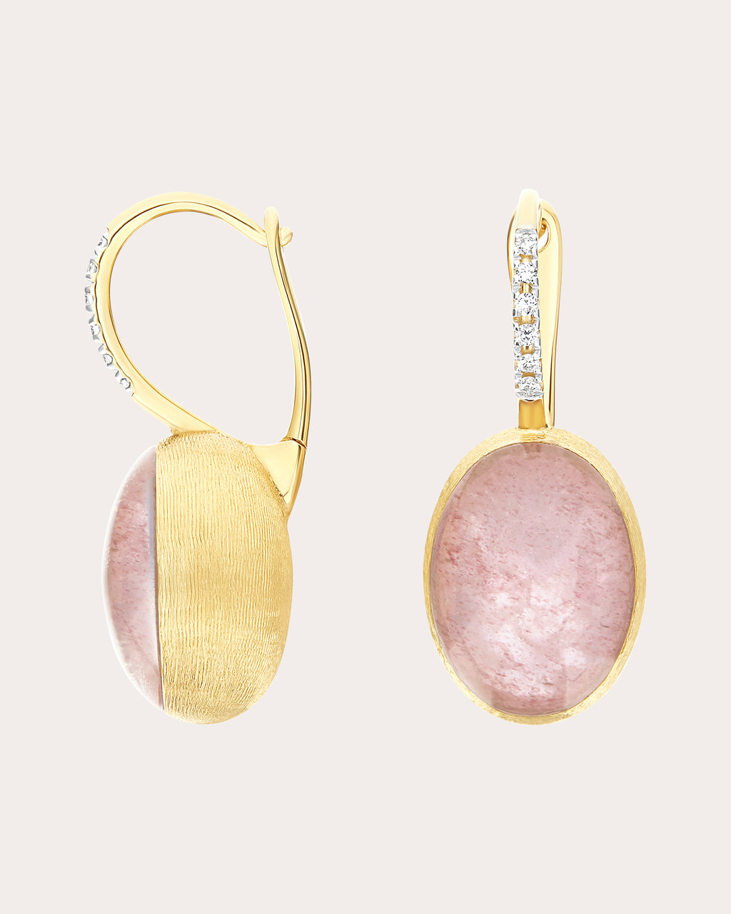 Medium Rosolio Boules Ciliegine Drop Earrings