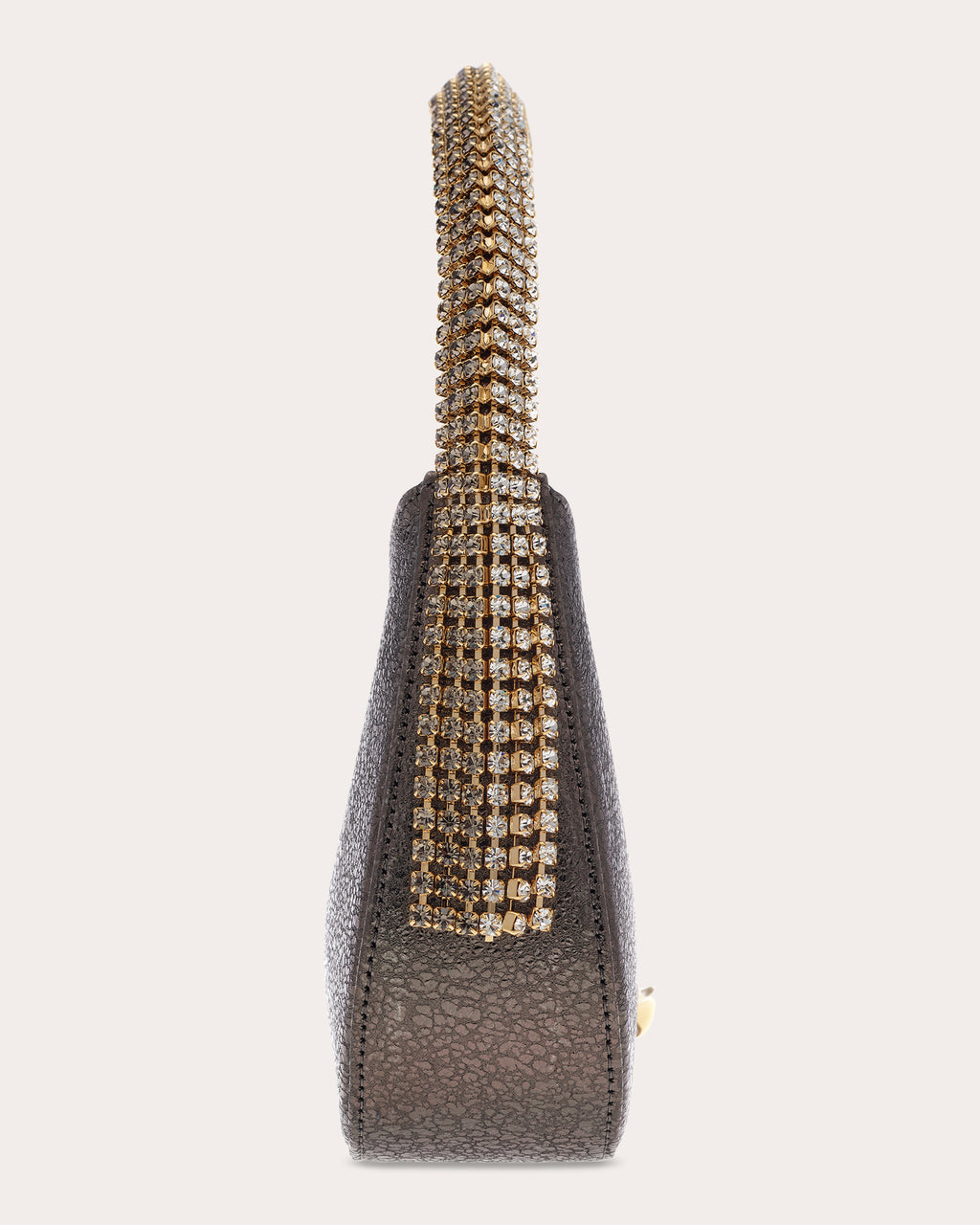 Koda Crystal Metallic Leather Shoulder Bag