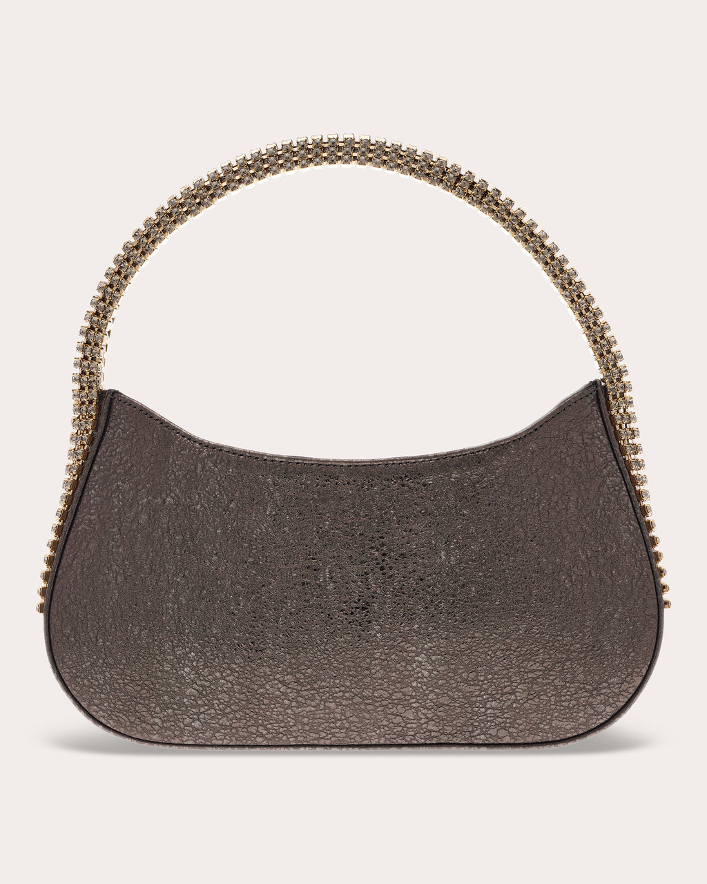 Koda Crystal Metallic Leather Shoulder Bag