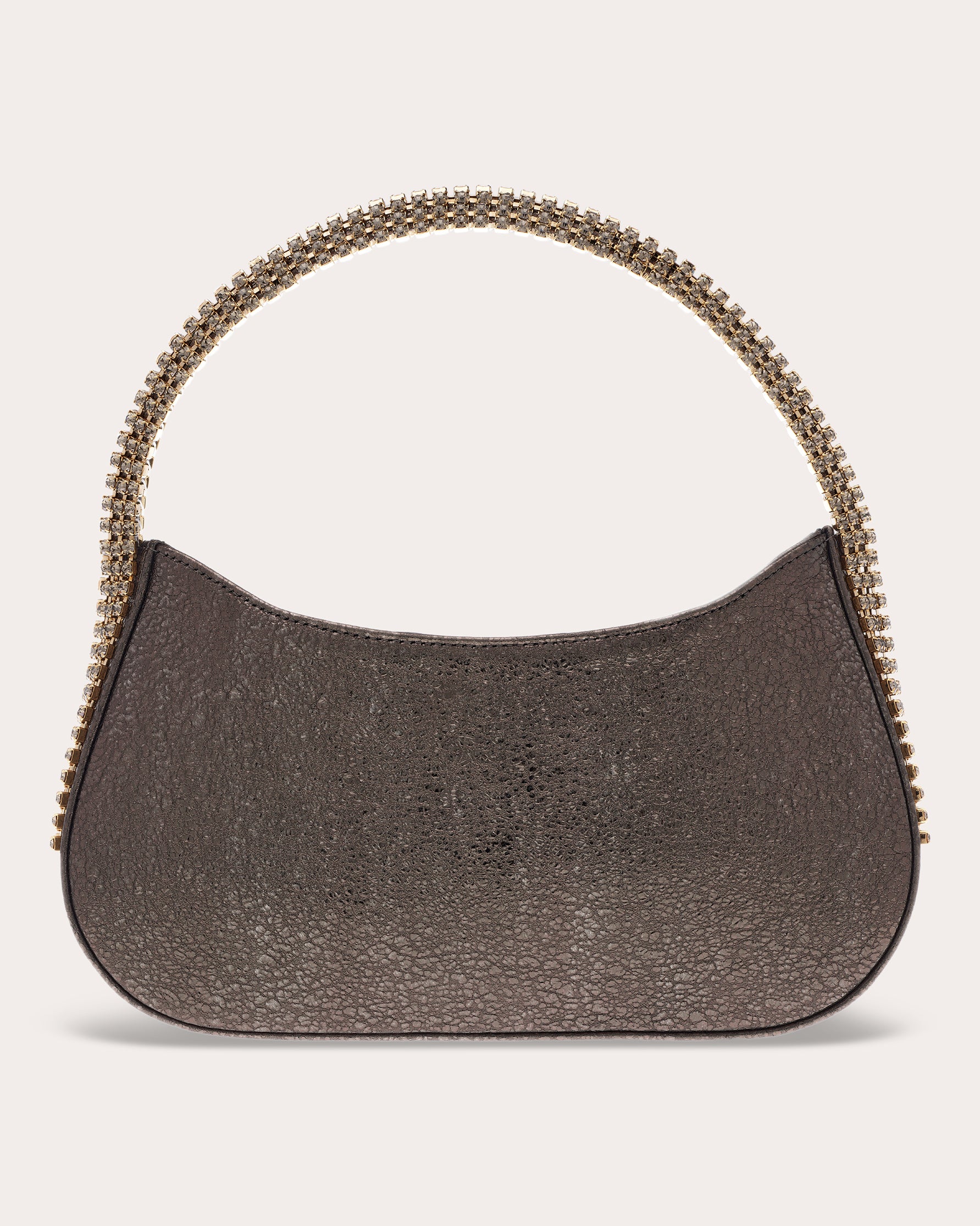 Koda Crystal Metallic Leather Shoulder Bag