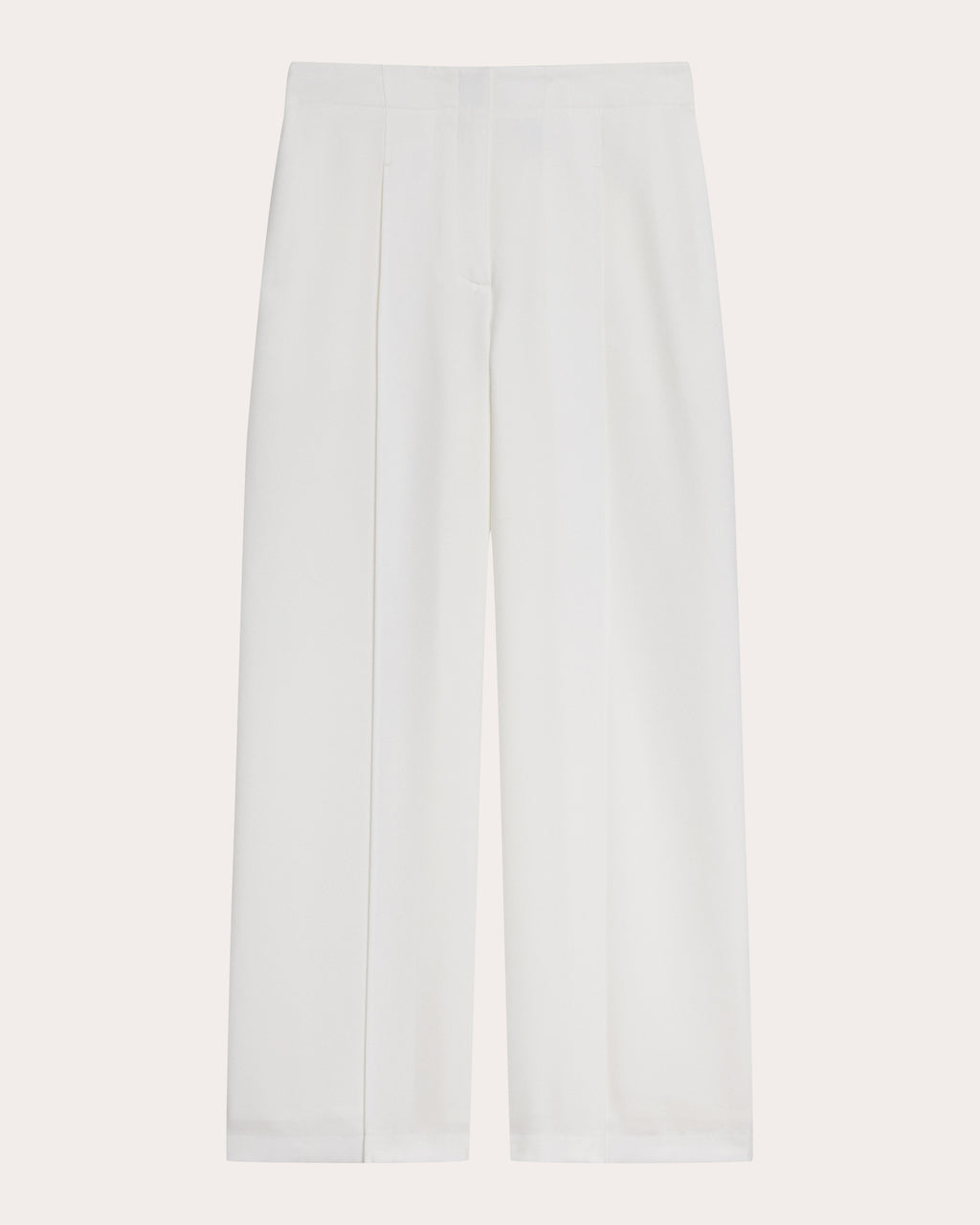 City Twill Deep Pleated Crop Pants