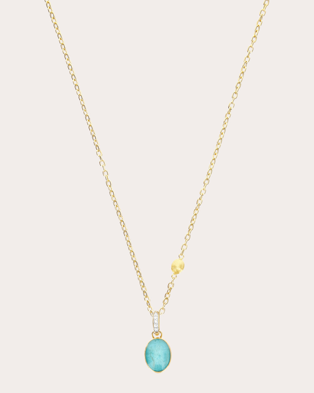 Amazonite Doublet Small Anice Boules Charm