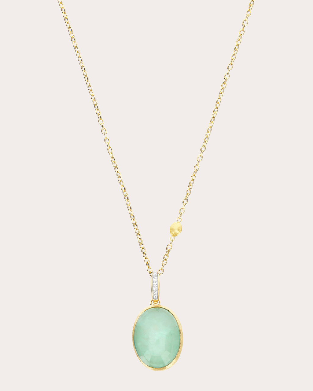 Jadeite Doublet Large Lattementa Boules Charm