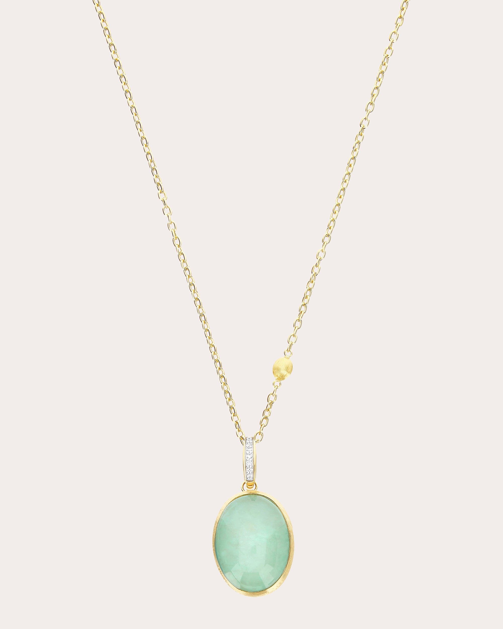 Jadeite Doublet Large Lattementa Boules Charm