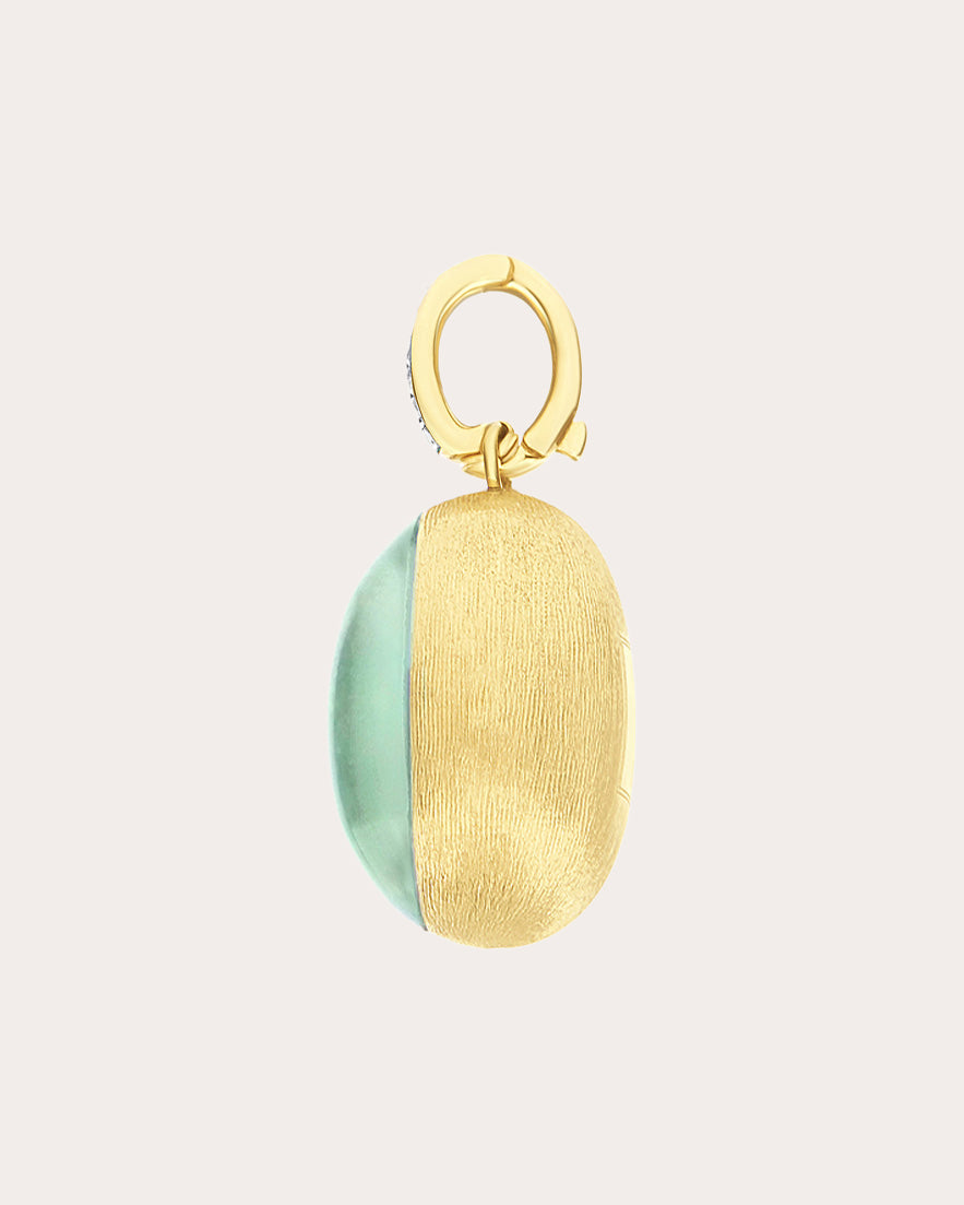 Jadeite Doublet Large Lattementa Boules Charm
