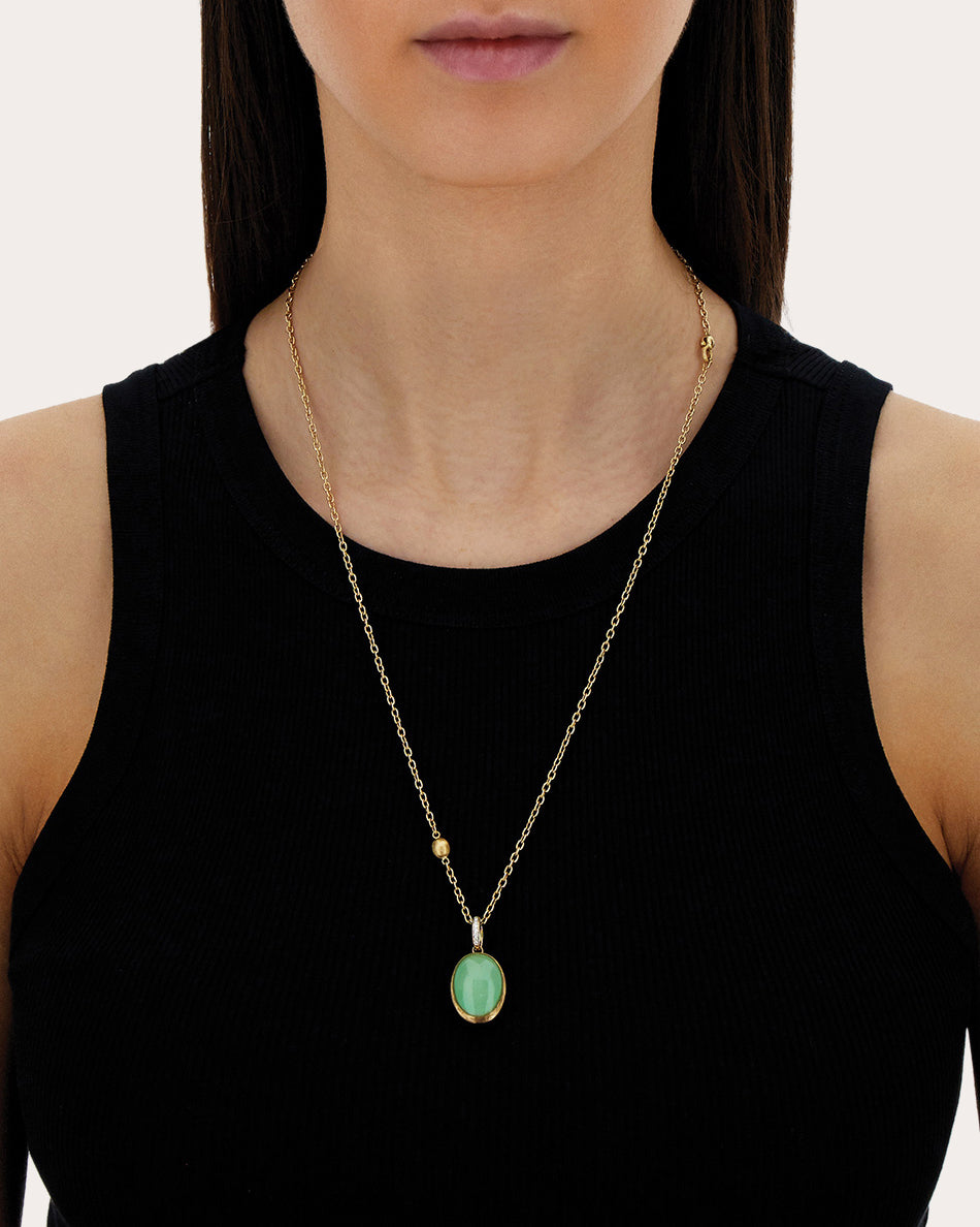 Jadeite Doublet Large Lattementa Boules Charm