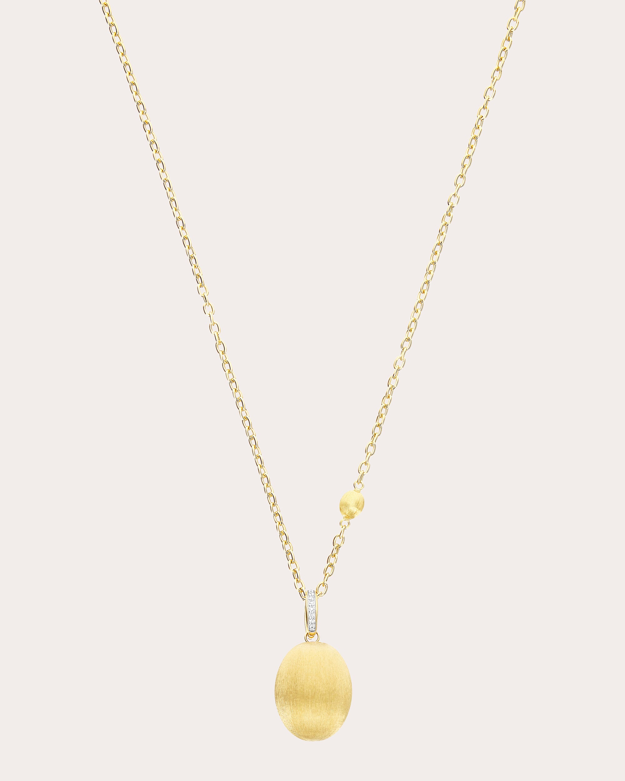 Diamond & 18k Gold Medium Boules Charm