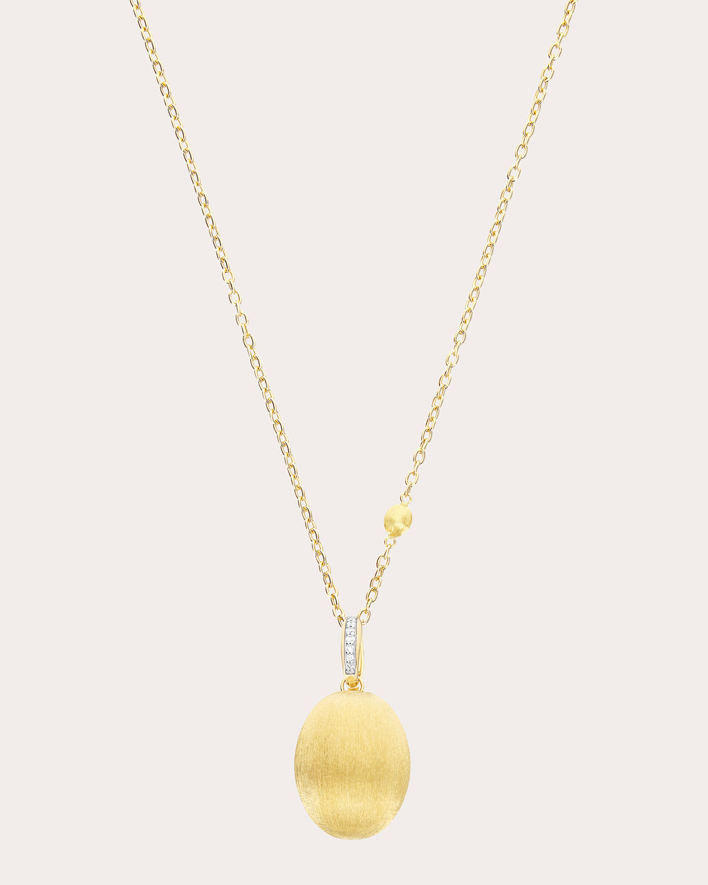 Diamond & 18k Gold Large Boules Charm