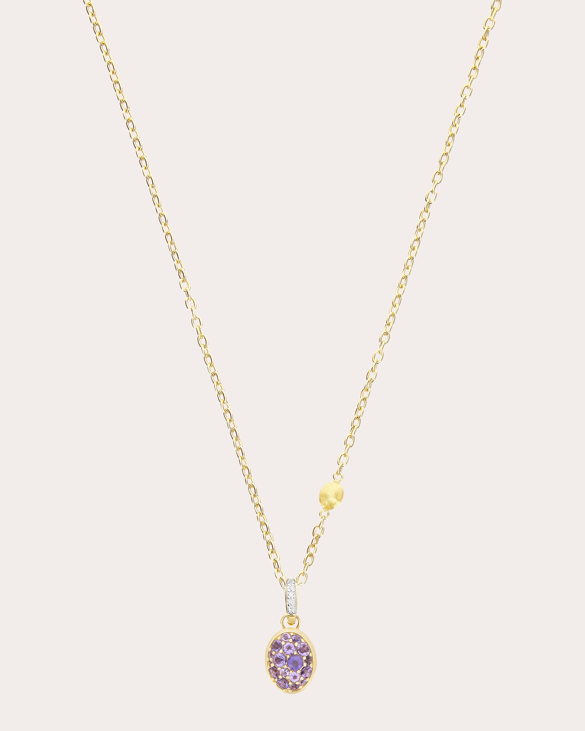 Amethyst Pavé Small Violetta Boules Charm