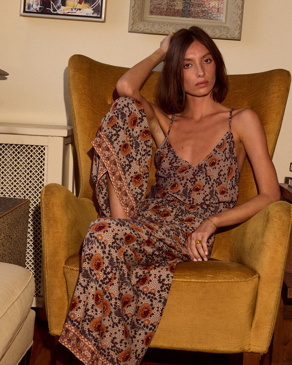 Heath Floral V-Neck Camisole