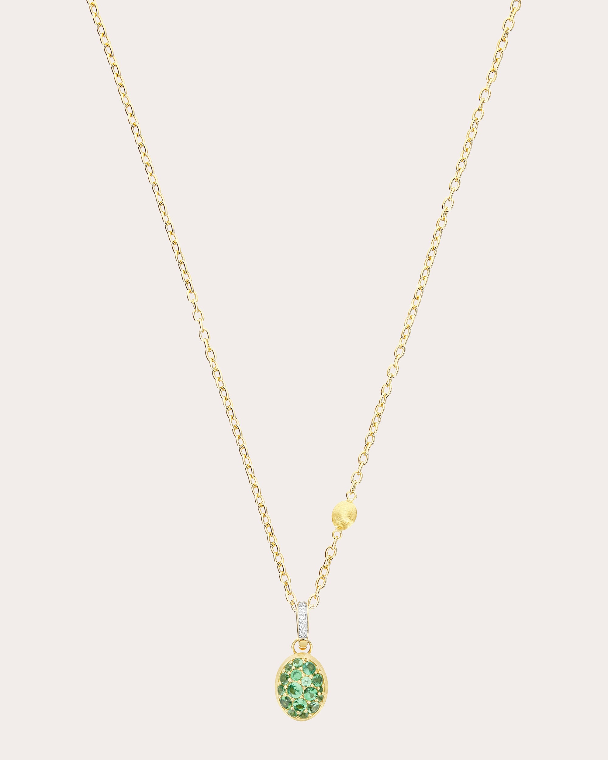 Tsavorite Pavé Small Lattementa Boules Charm