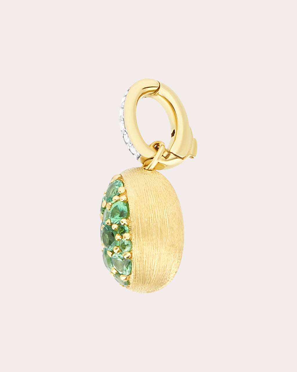 Tsavorite Pavé Small Lattementa Boules Charm