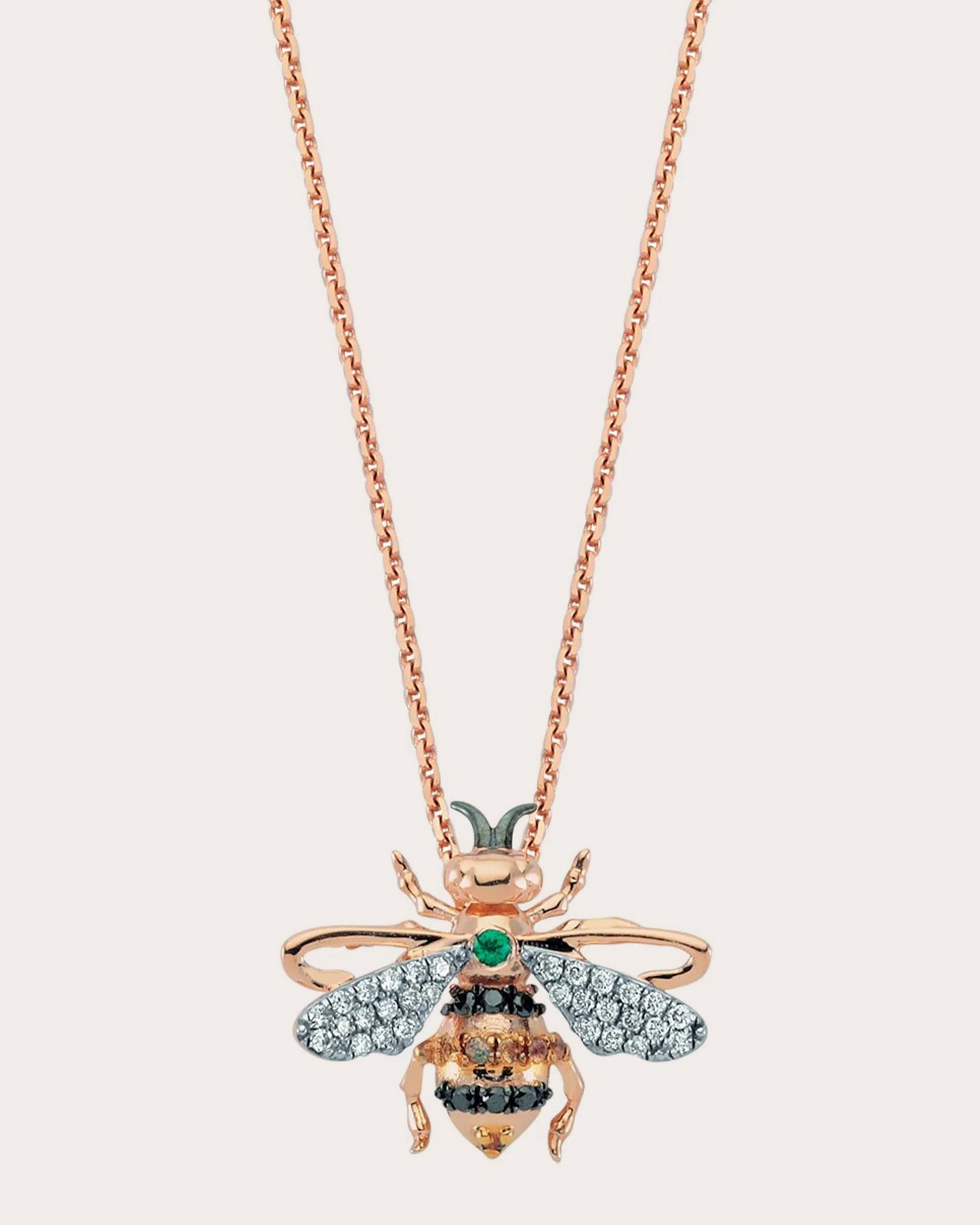 Diamond Queen Bee Moreno Pendant Necklace