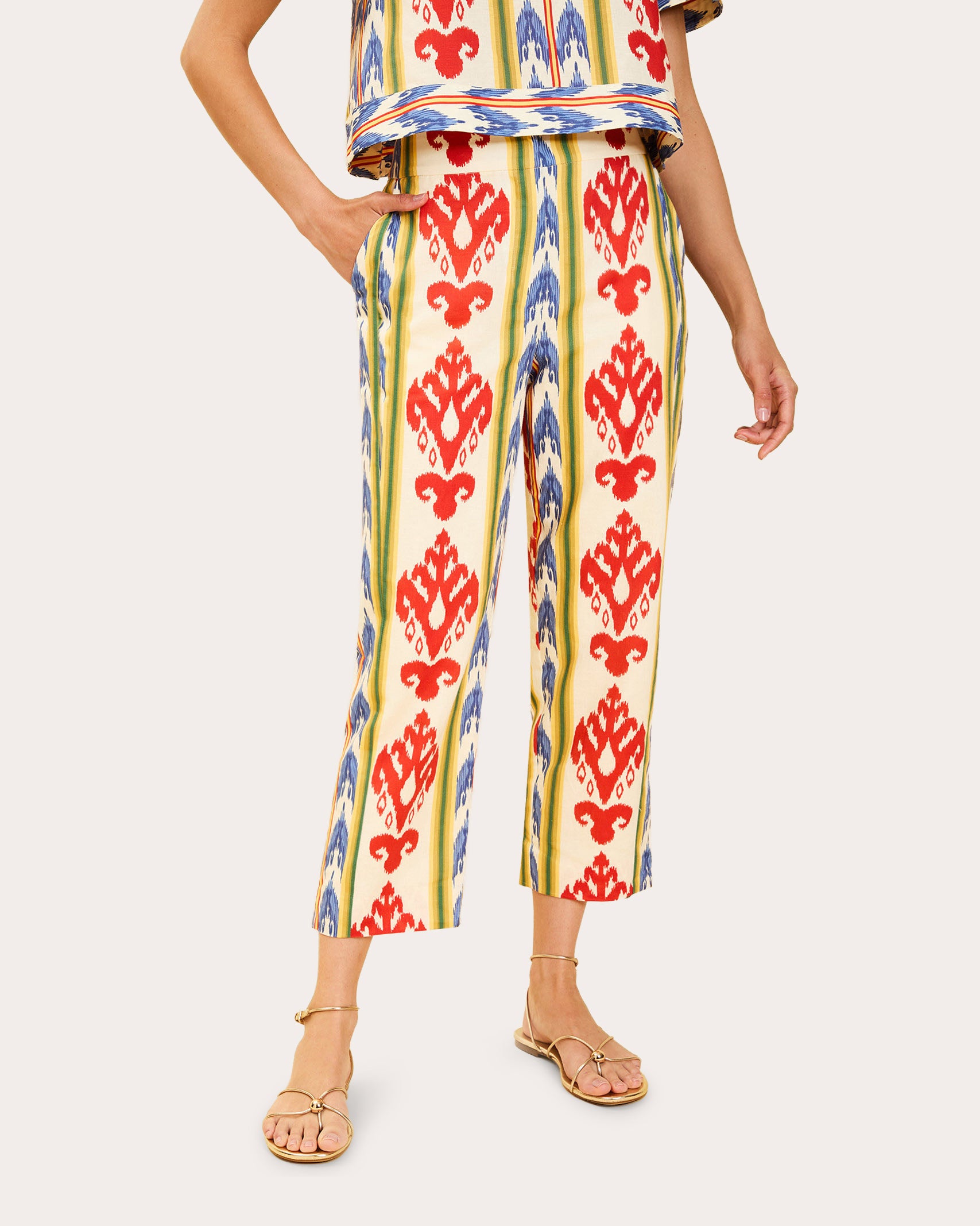 Palau Ikat Cigarette Pants