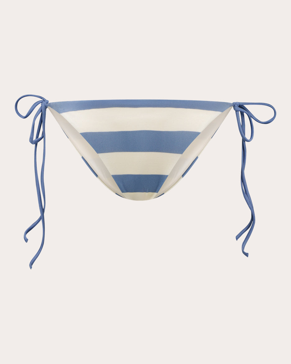 Poppy Stripe String Bikini Bottoms