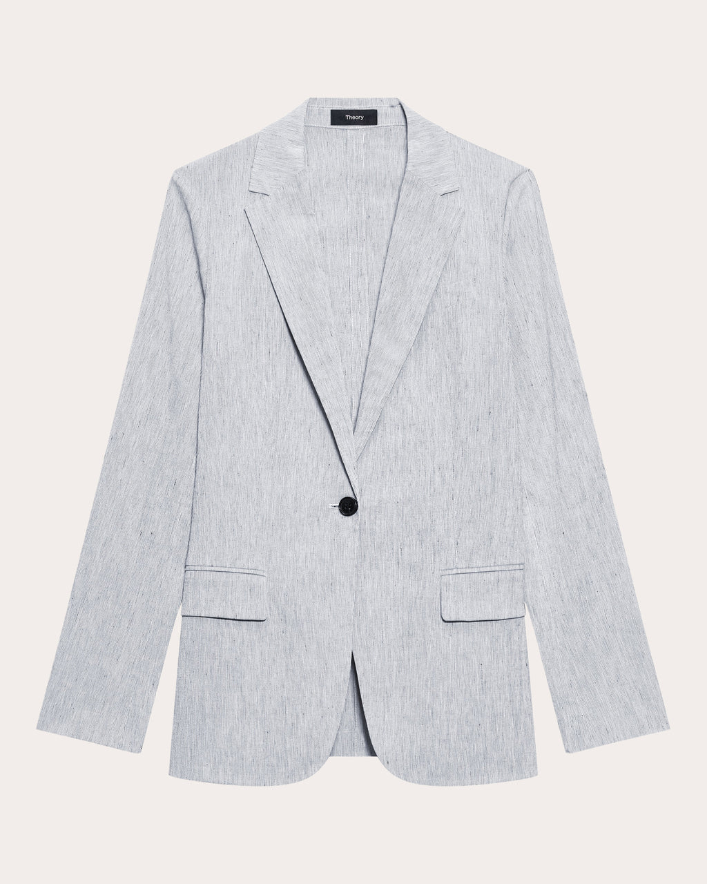 Textured Linen Staple Blazer