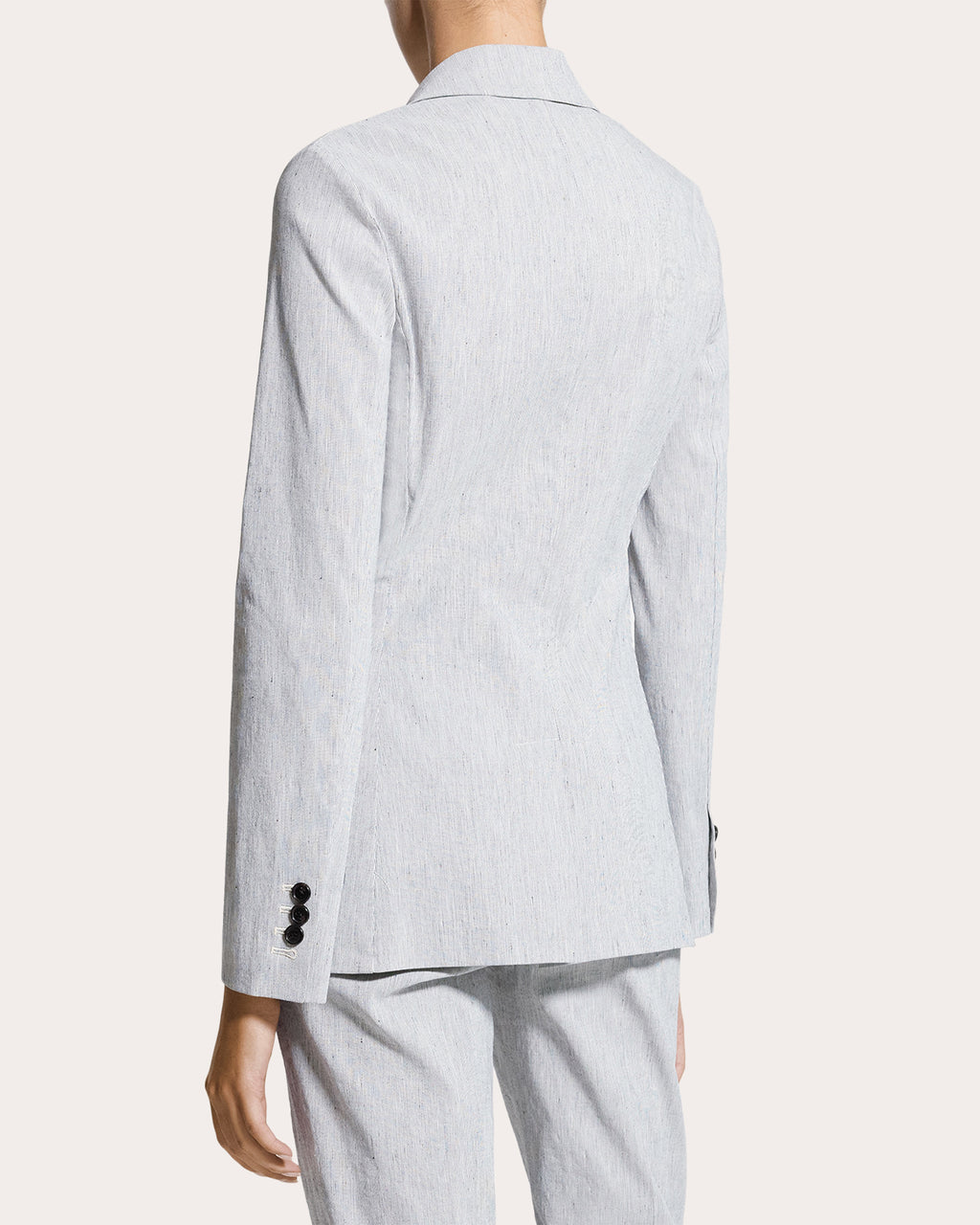 Textured Linen Staple Blazer