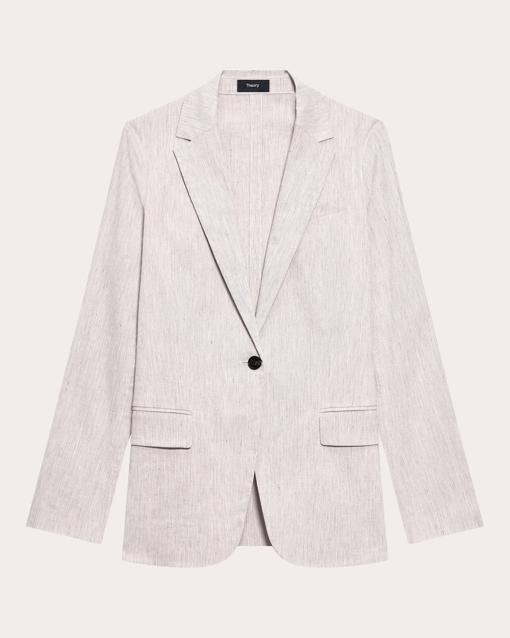 Textured Linen Staple Blazer