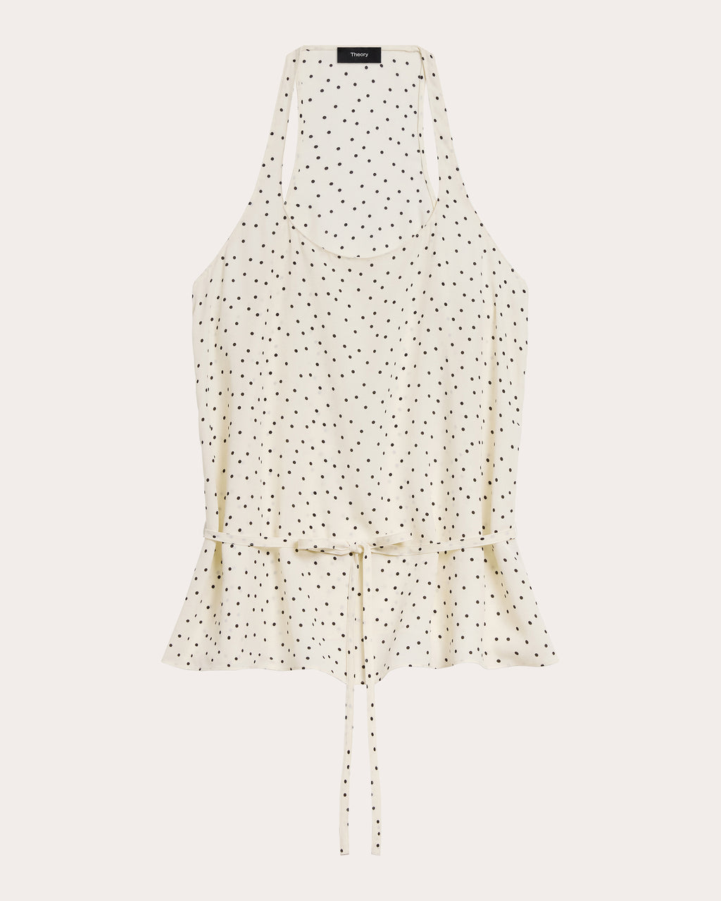 Polka Dot Belted Tank Top