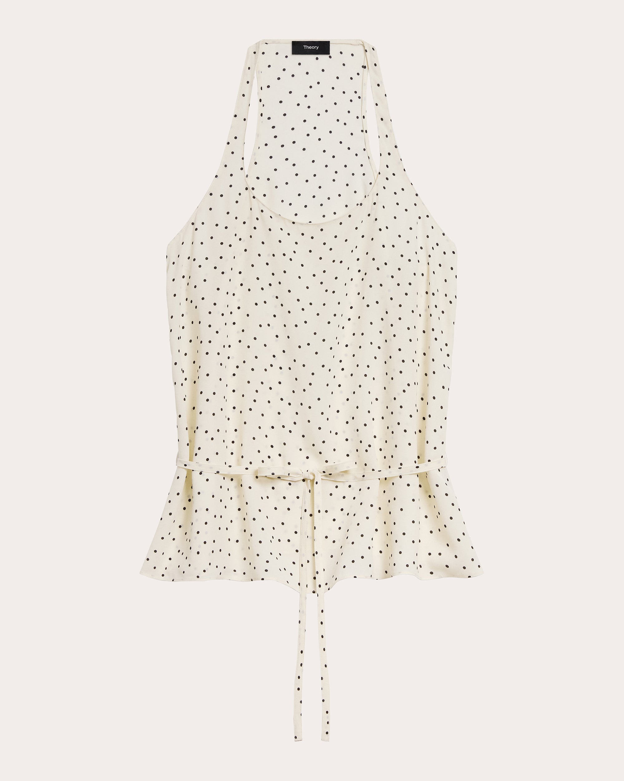 Polka Dot Belted Tank Top